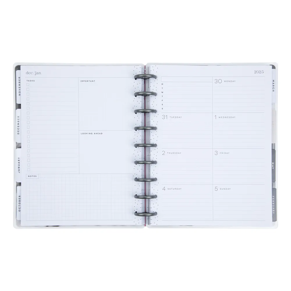 2024 Ink & Arbor Happy Planner - Classic Dashboard Layout - 18 Months