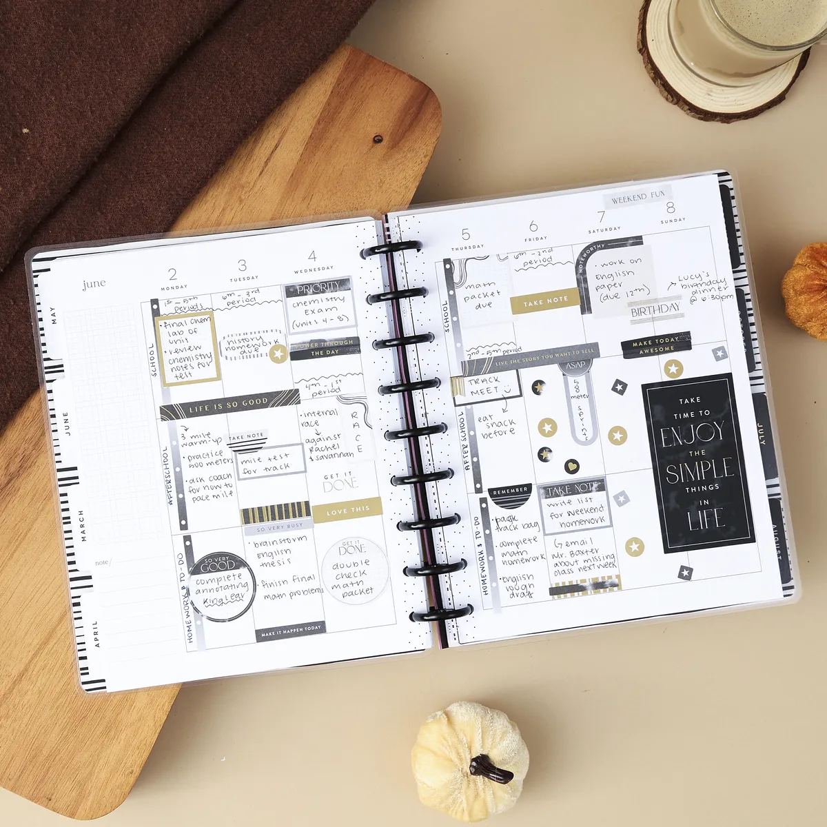 2025 DELUXE Modern Impressions Planner - Classic Vertical Layout - 12 Months