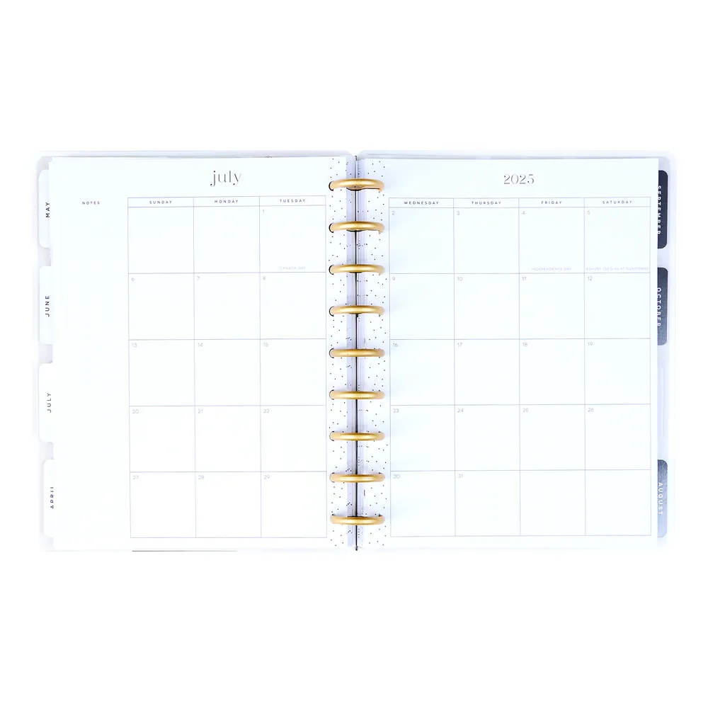 2025 Modern Impression Planner - Classic Dashboard Layout - 12 Months