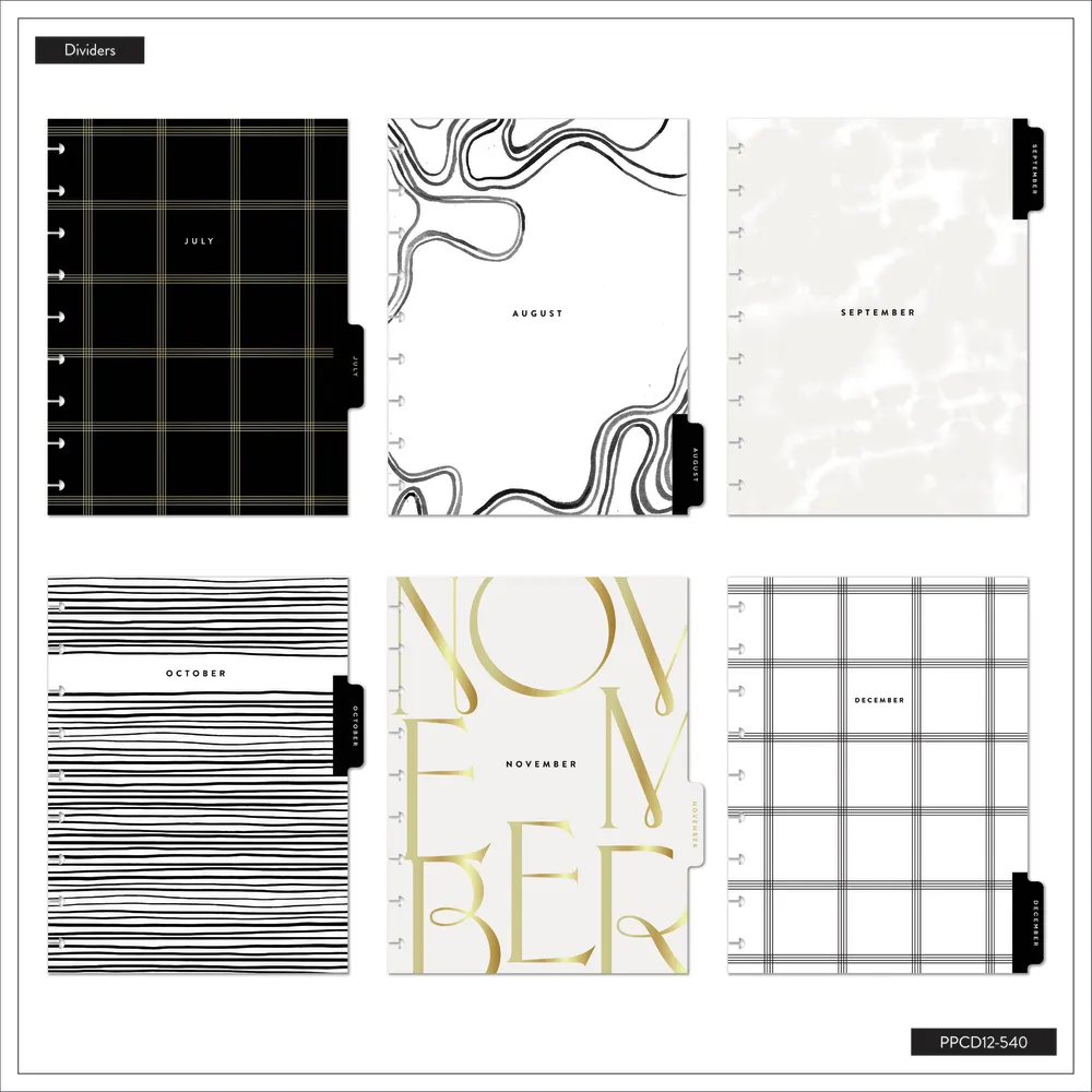 2025 Modern Impression Planner - Classic Dashboard Layout - 12 Months