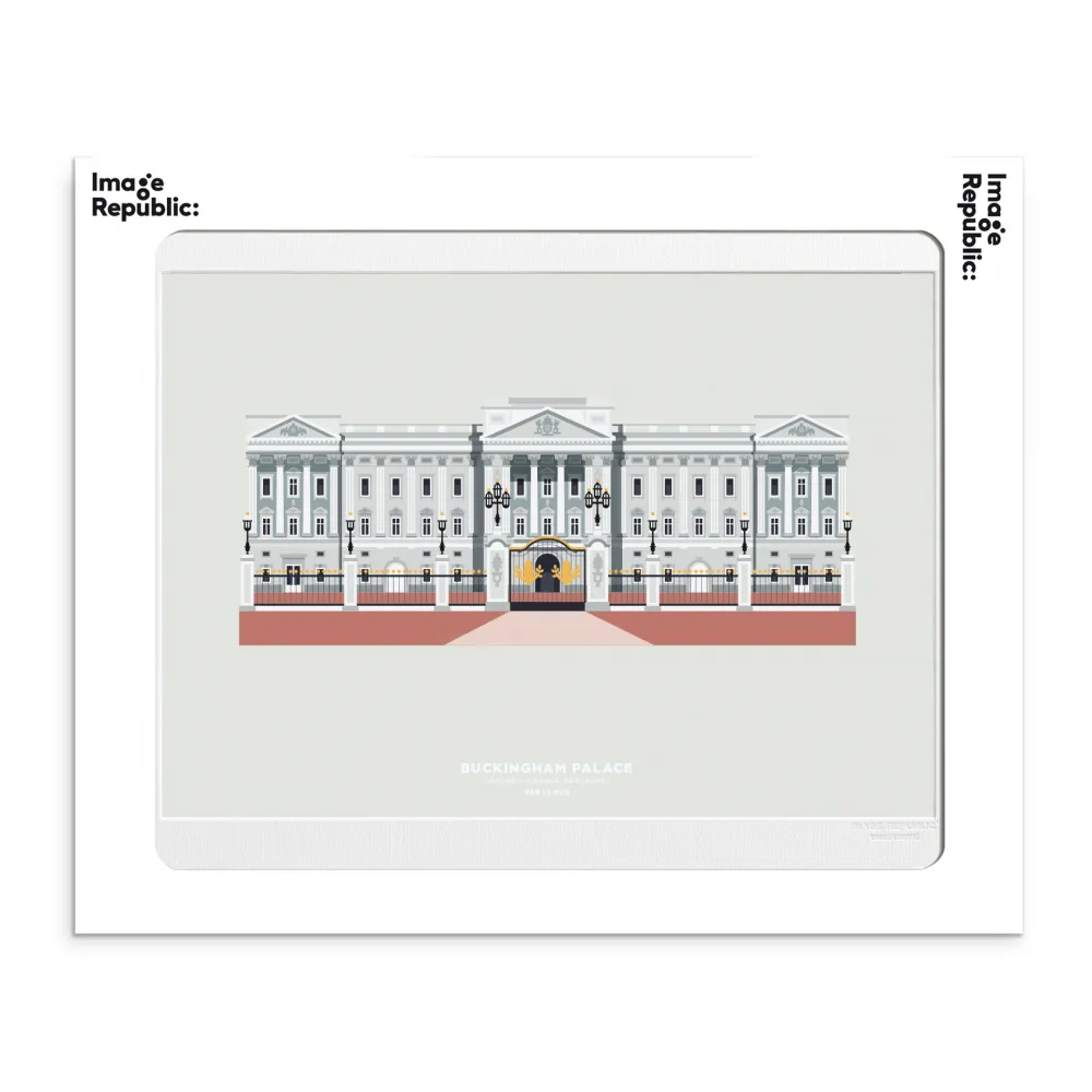 30X40cm Le Duo Archi Buckingham Palace Royaume Uni