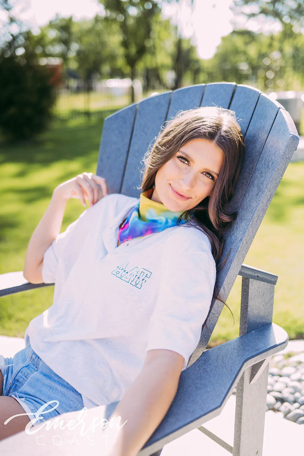 Alpha Delta Pi PR White Henley