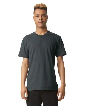 American Apparel Men's CVC Henley T-Shirt