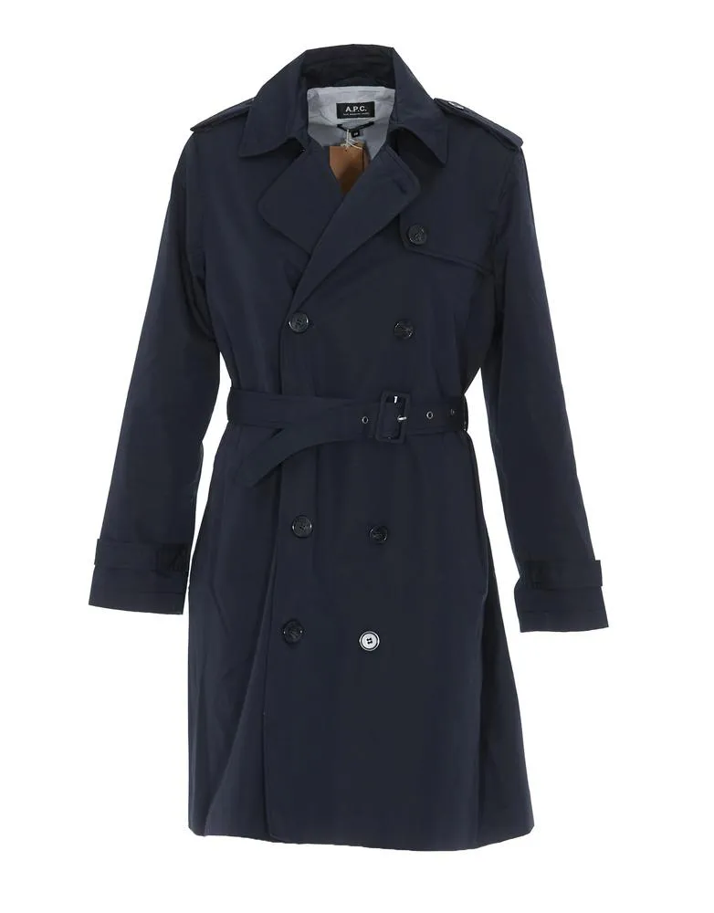 A.P.C. Josephine Double Breasted Trench Coat