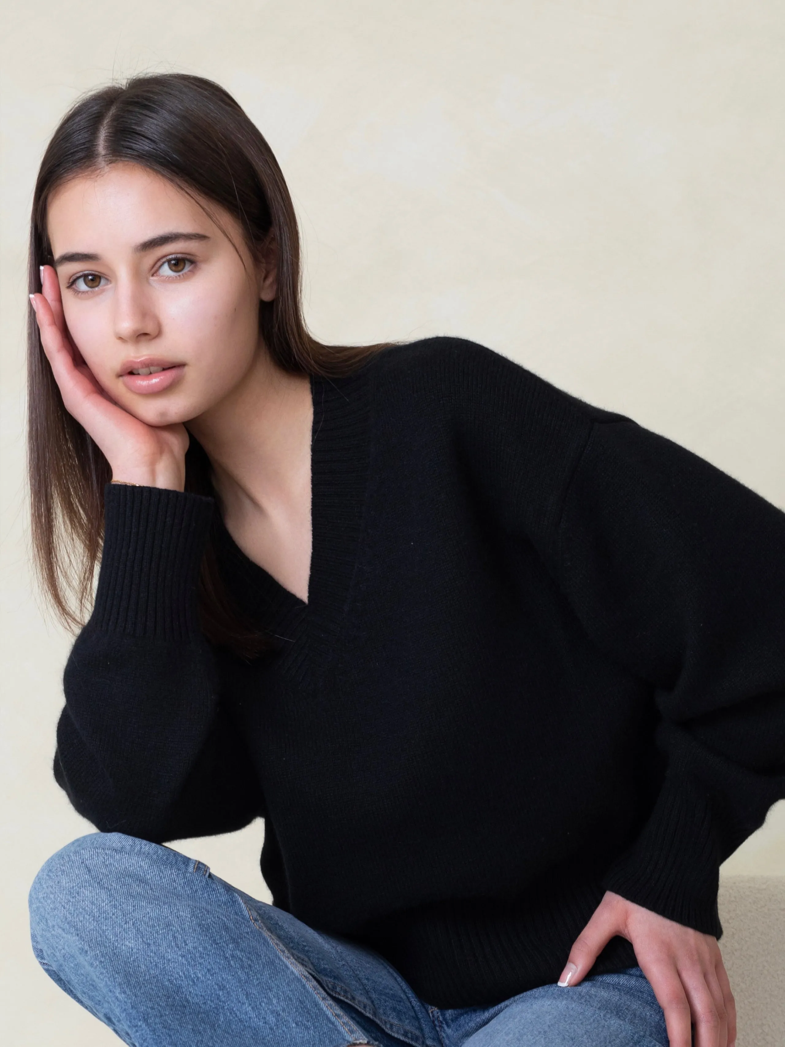 April Cashmere Sweater Black