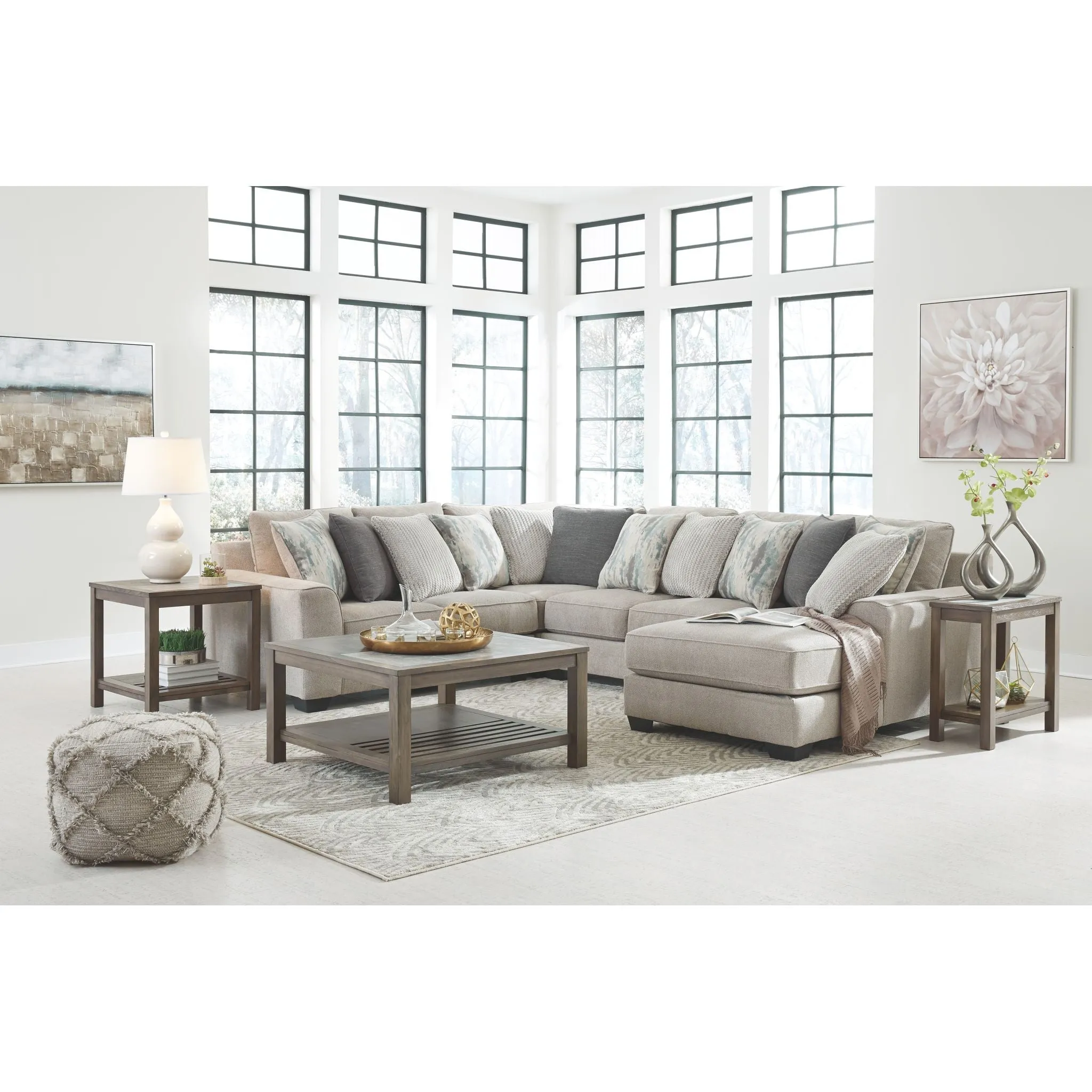 Ardsley 4 Piece Sectional with Chaise