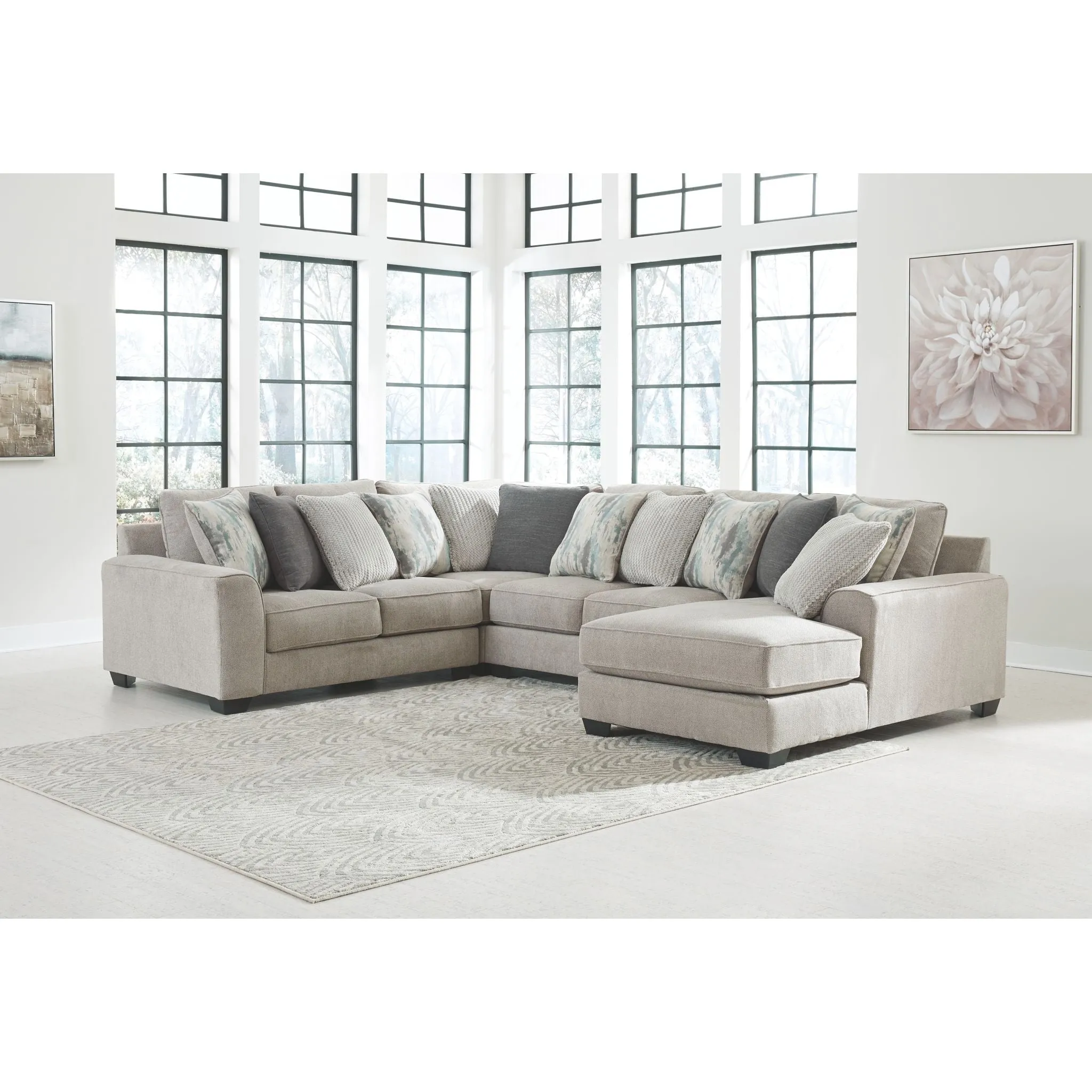 Ardsley 4 Piece Sectional with Chaise