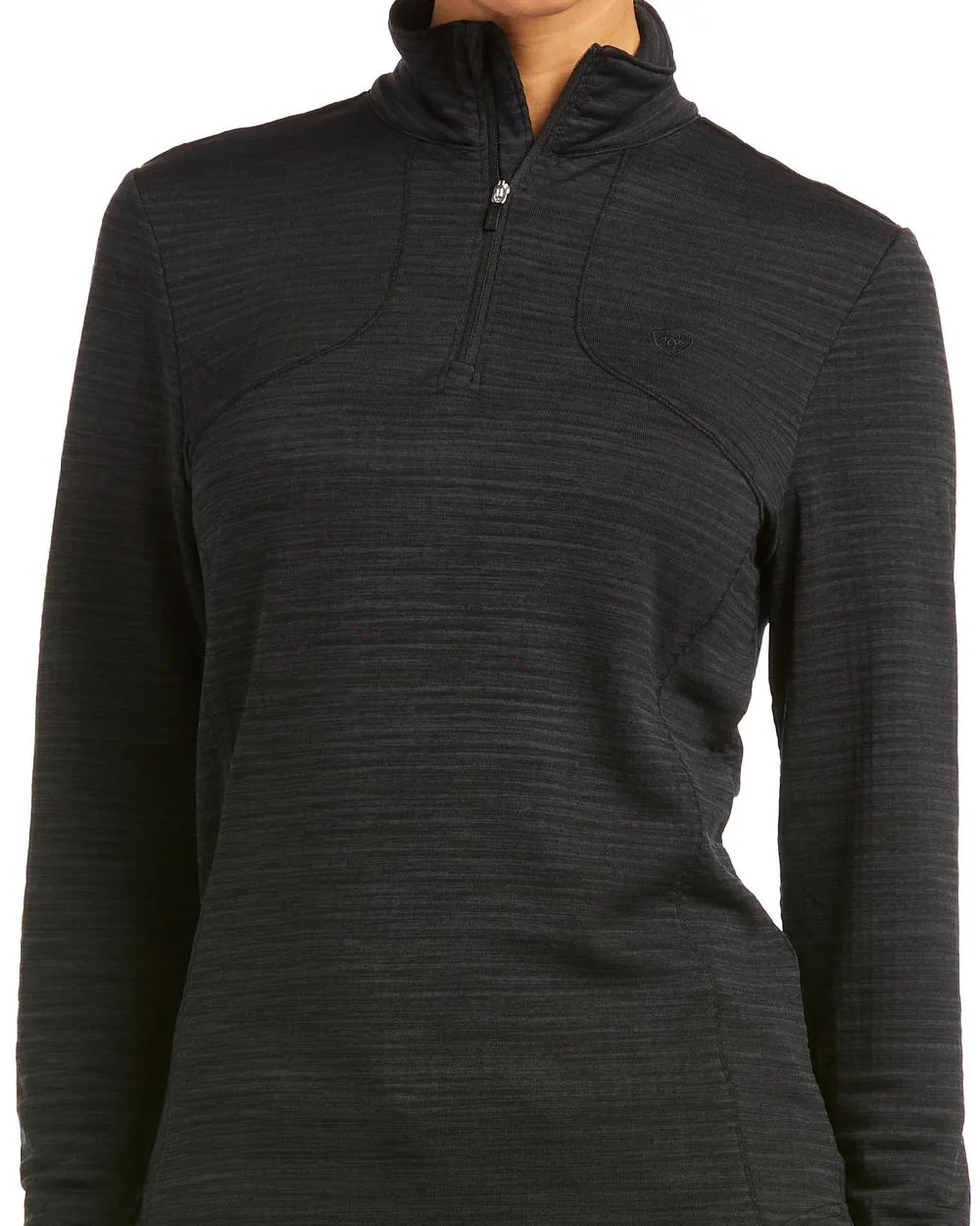 Ariat Womens Gridwork 1/4 Zip Base Layer