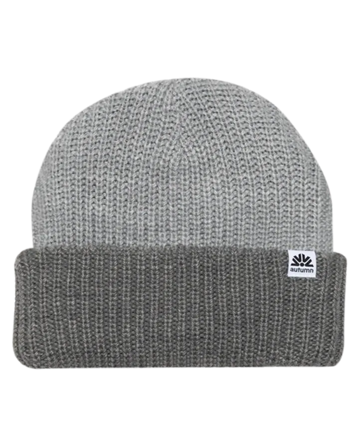 Autumn Dual Tone Beanie - Grey