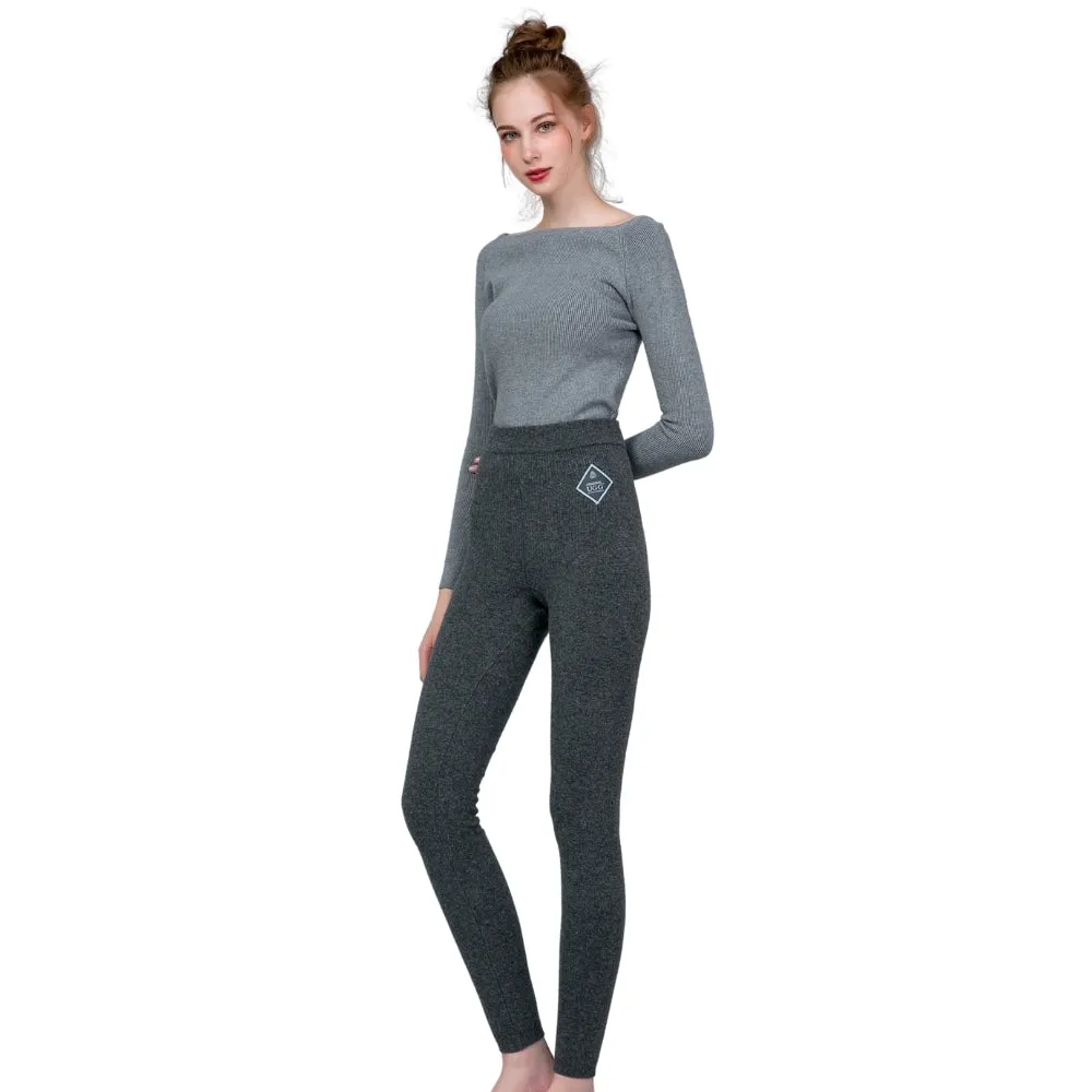 Auzland Sheepskin Pure Merino Wool Ultra Soft Women Leggings Base Layer