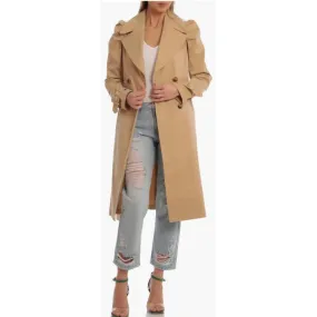 Avec Les Filles Puff Shoulder Trench Coat - Size XS