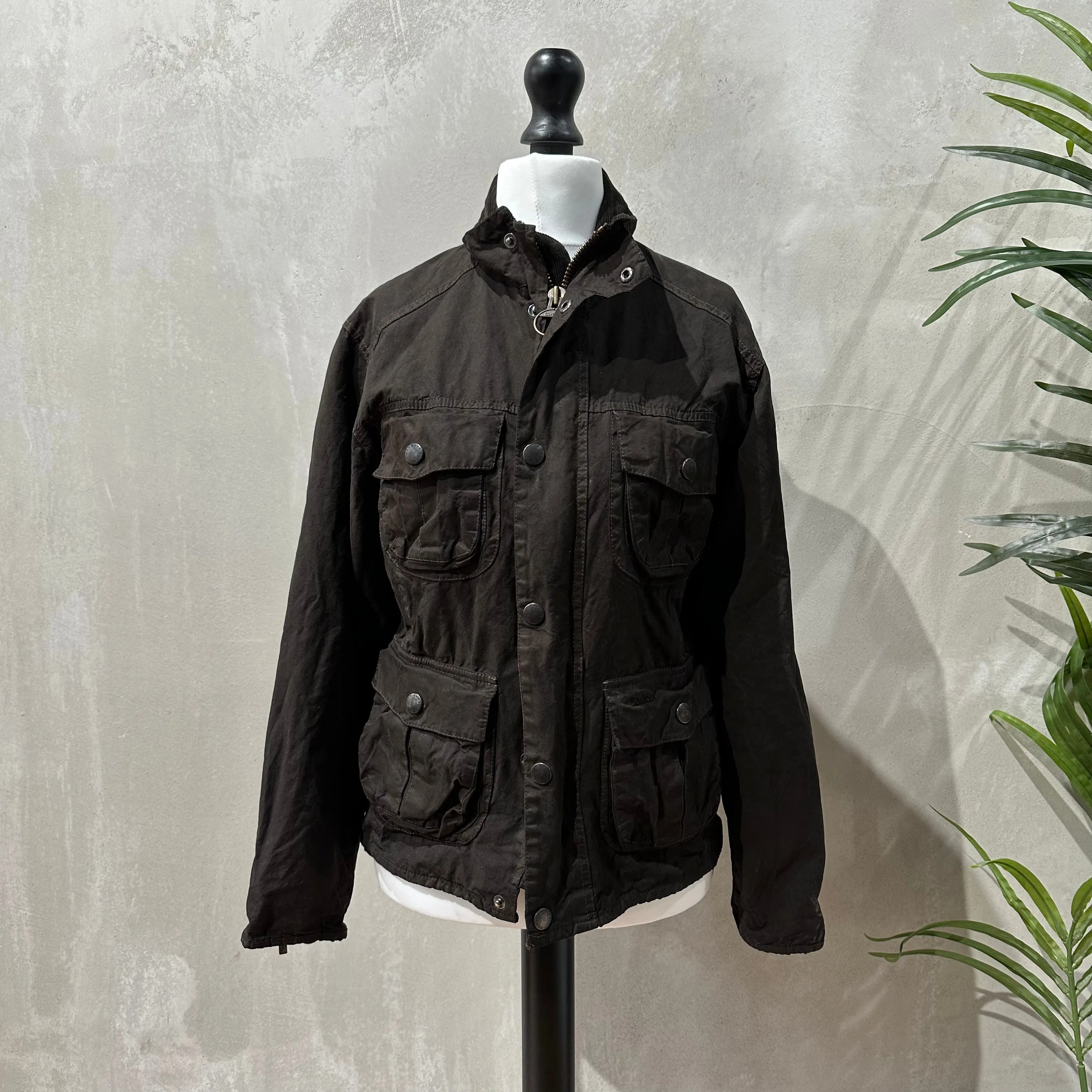 Barbour Utility Jacket - S - Brown