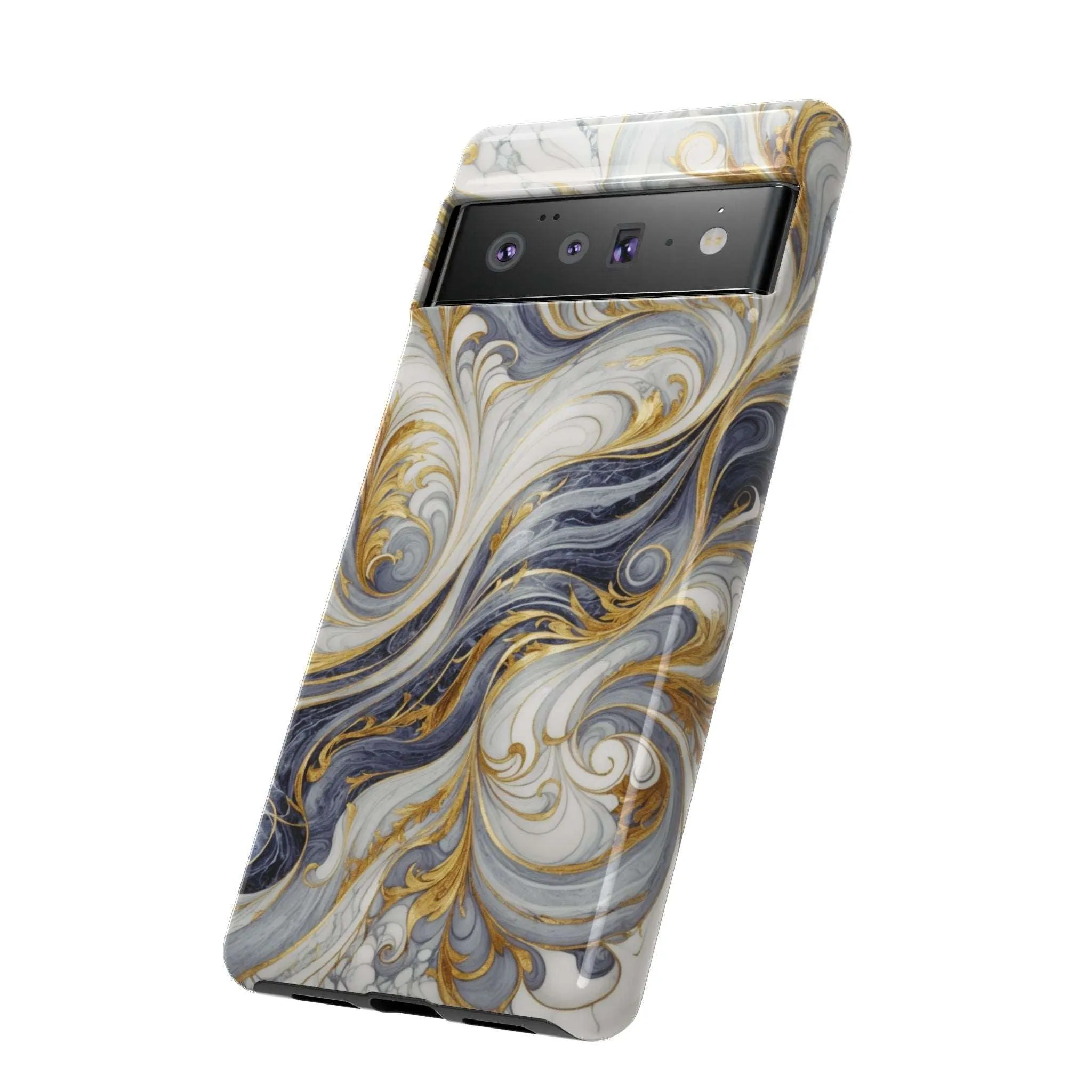 Because your phone needs to be classier than you: Introducing the Swirling Gold Marble Cell Phone Case