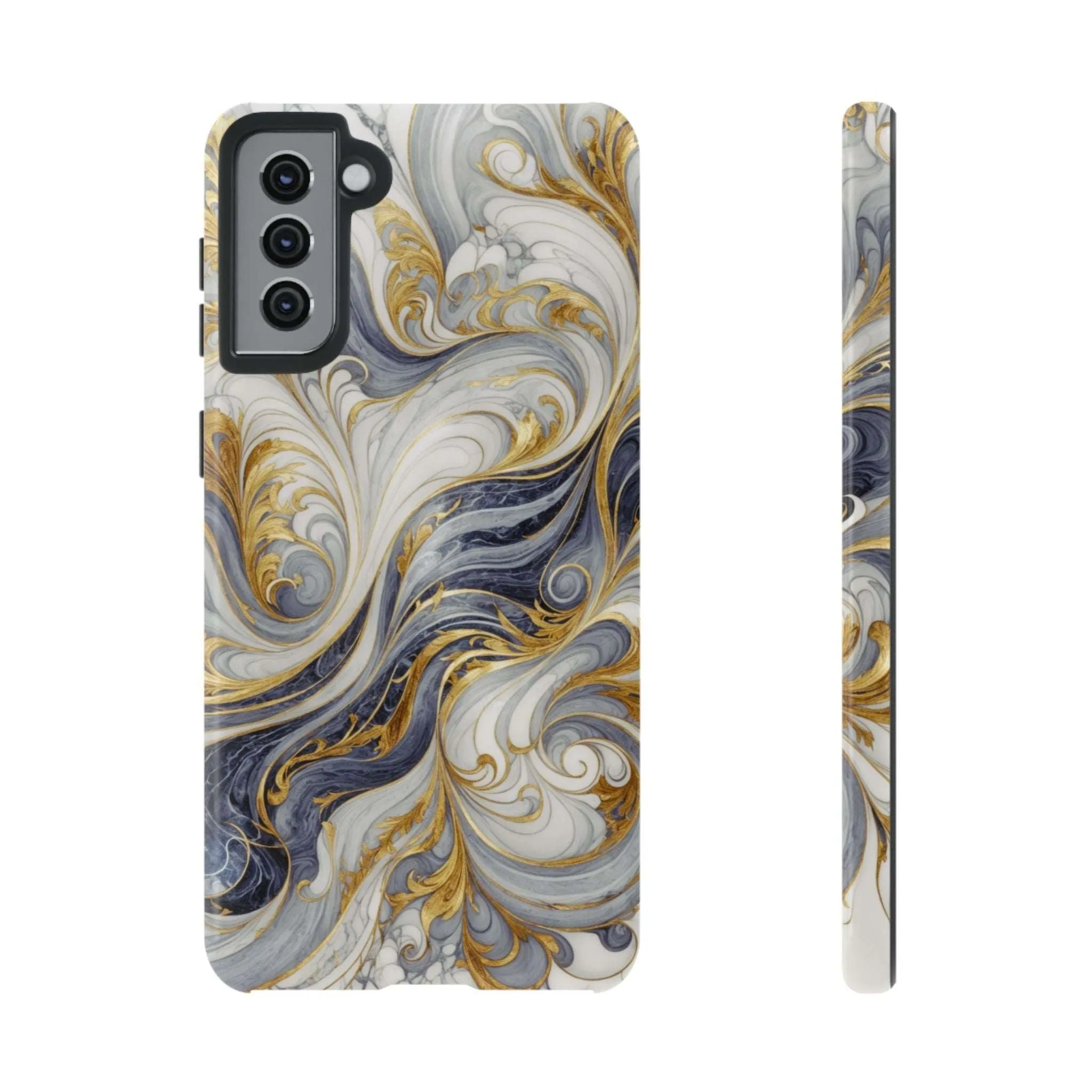 Because your phone needs to be classier than you: Introducing the Swirling Gold Marble Cell Phone Case