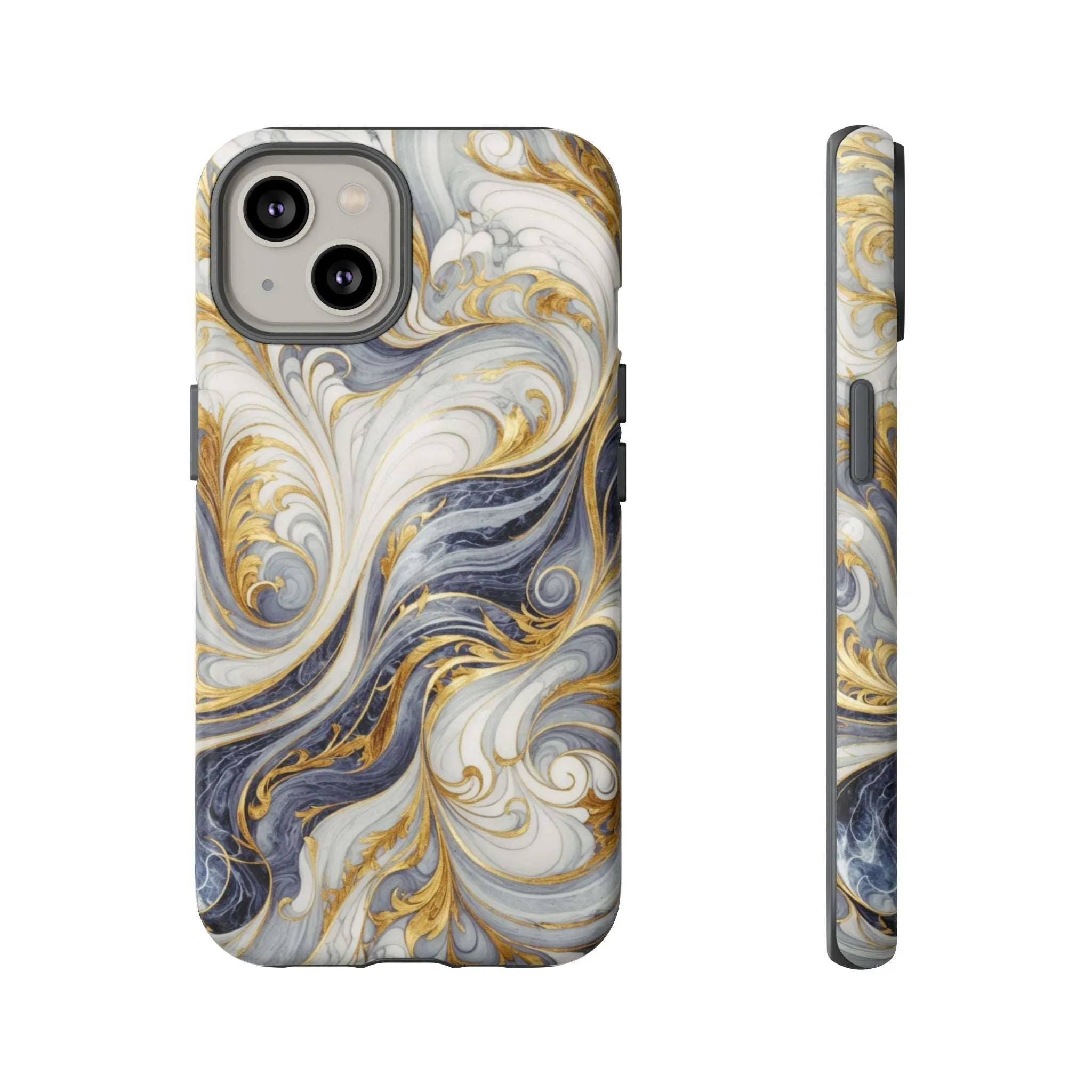 Because your phone needs to be classier than you: Introducing the Swirling Gold Marble Cell Phone Case