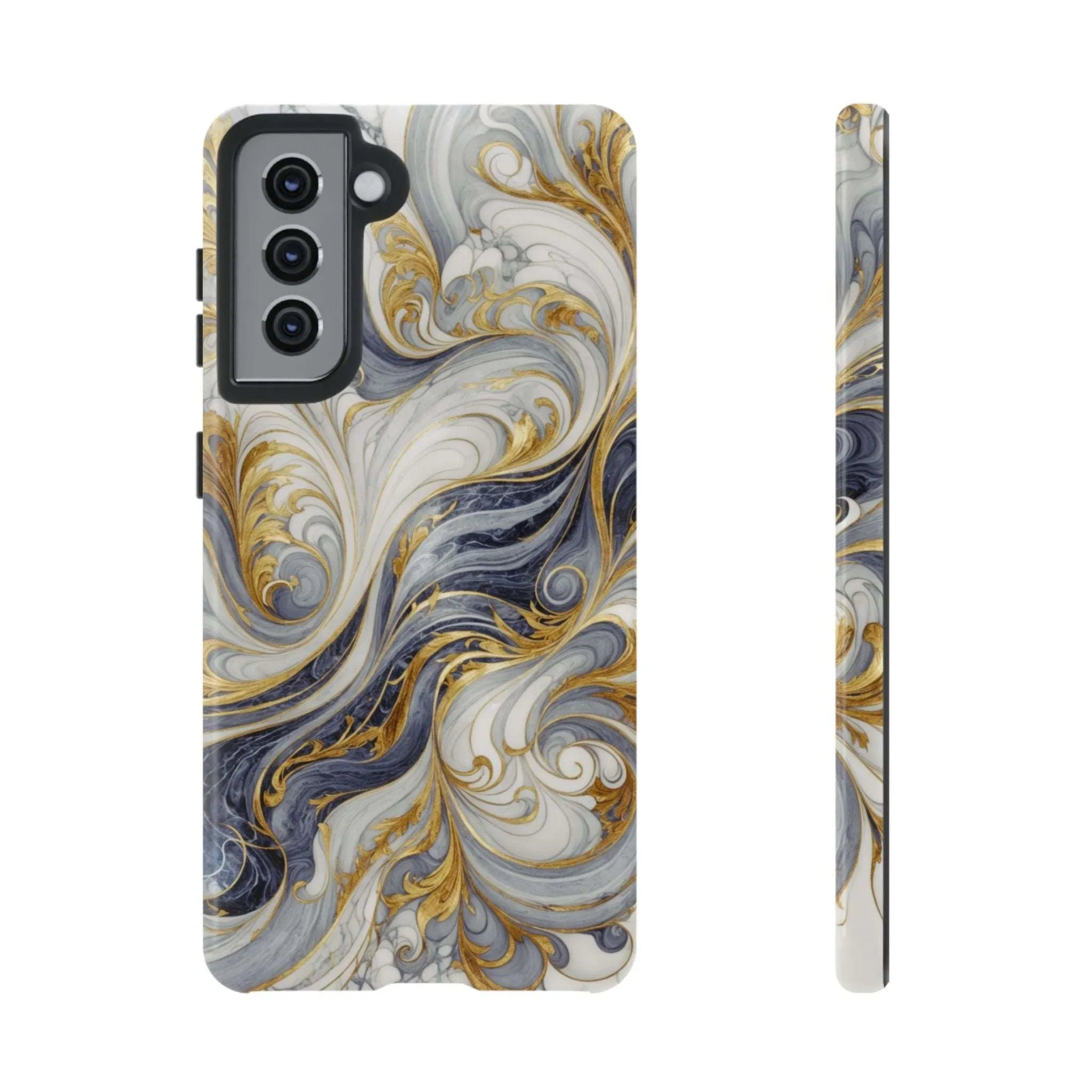 Because your phone needs to be classier than you: Introducing the Swirling Gold Marble Cell Phone Case