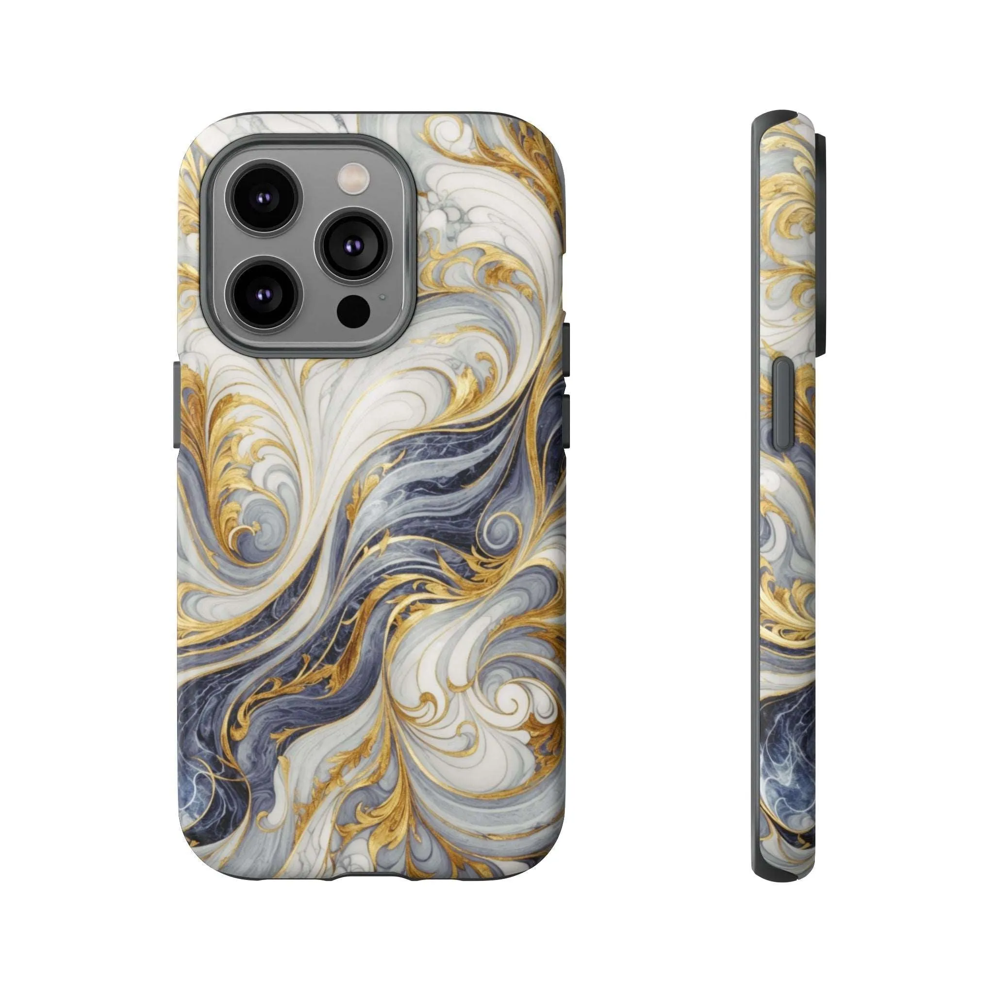 Because your phone needs to be classier than you: Introducing the Swirling Gold Marble Cell Phone Case