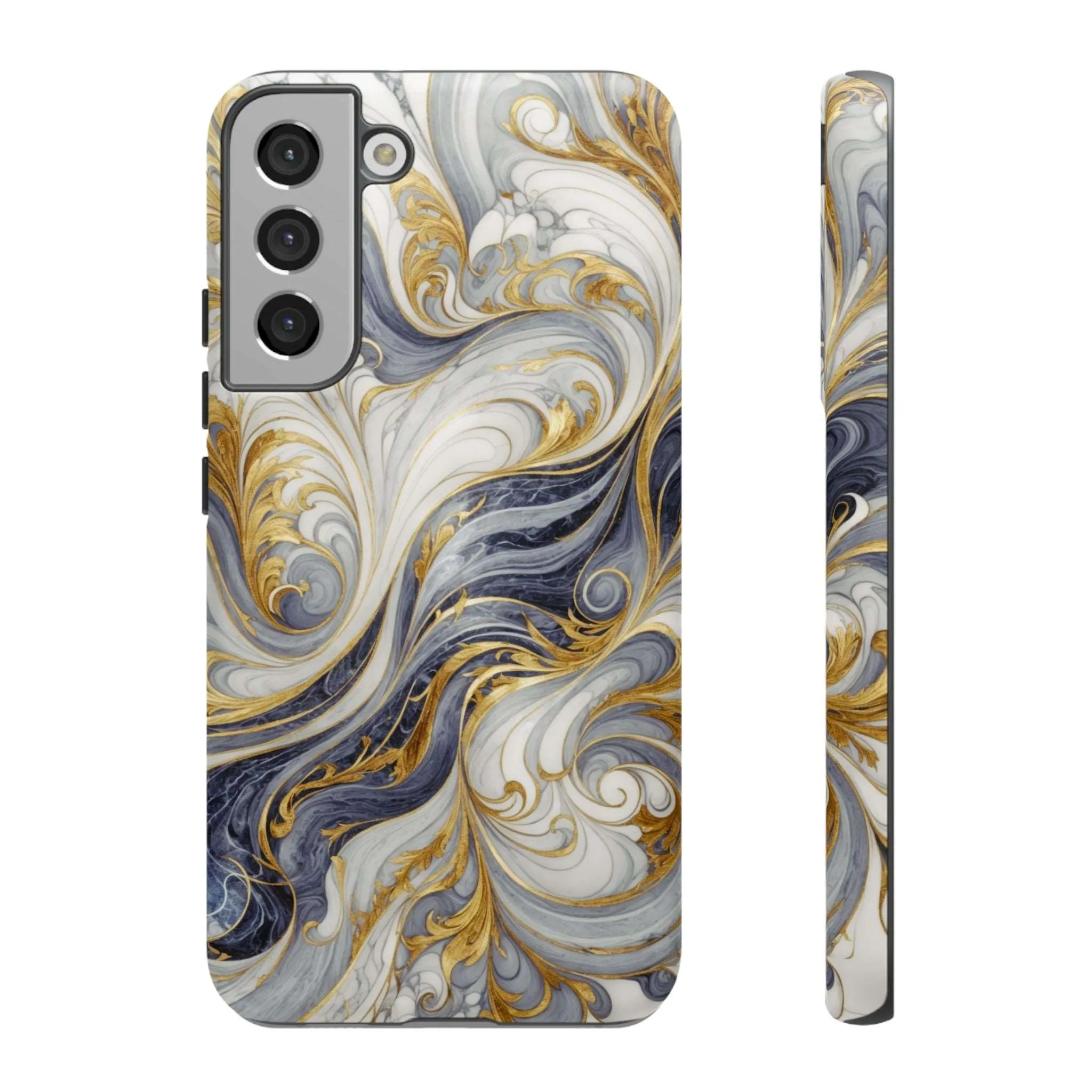 Because your phone needs to be classier than you: Introducing the Swirling Gold Marble Cell Phone Case