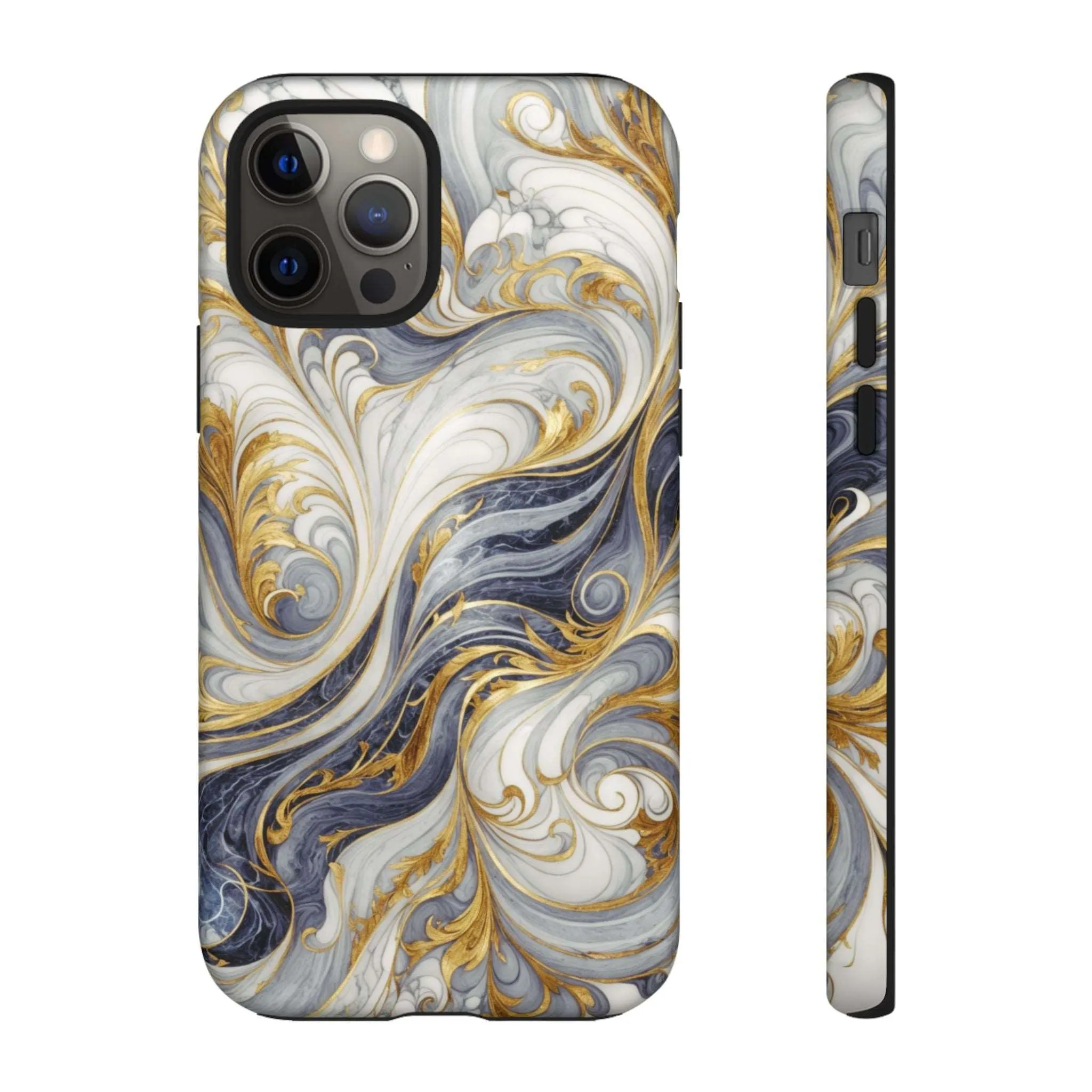 Because your phone needs to be classier than you: Introducing the Swirling Gold Marble Cell Phone Case