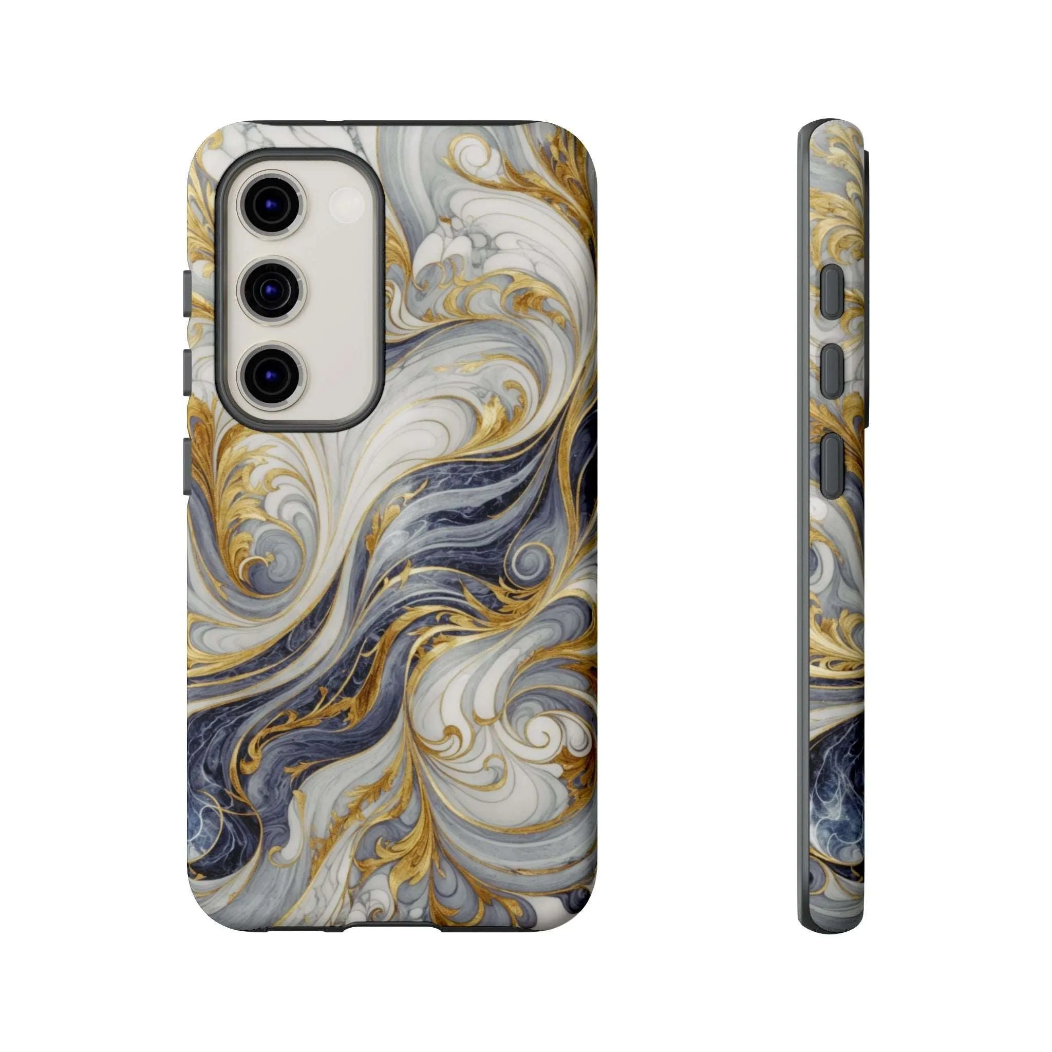 Because your phone needs to be classier than you: Introducing the Swirling Gold Marble Cell Phone Case