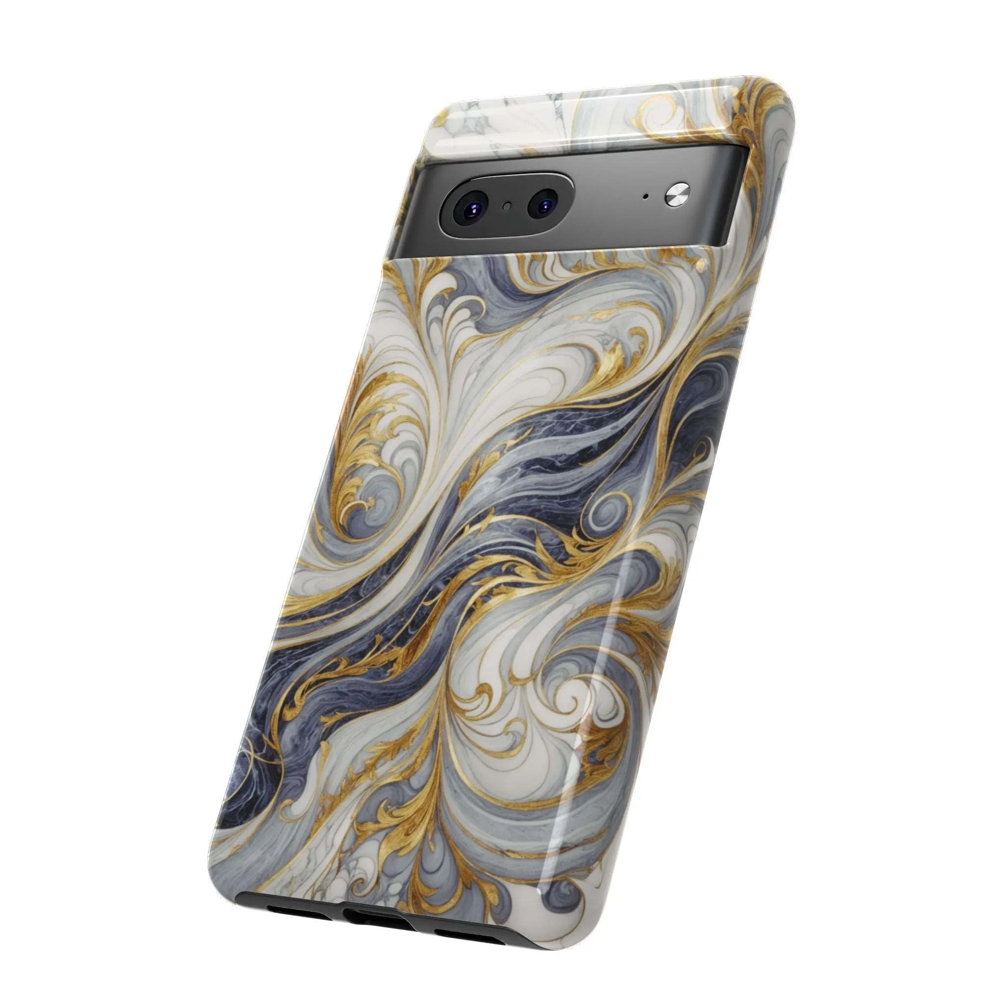 Because your phone needs to be classier than you: Introducing the Swirling Gold Marble Cell Phone Case