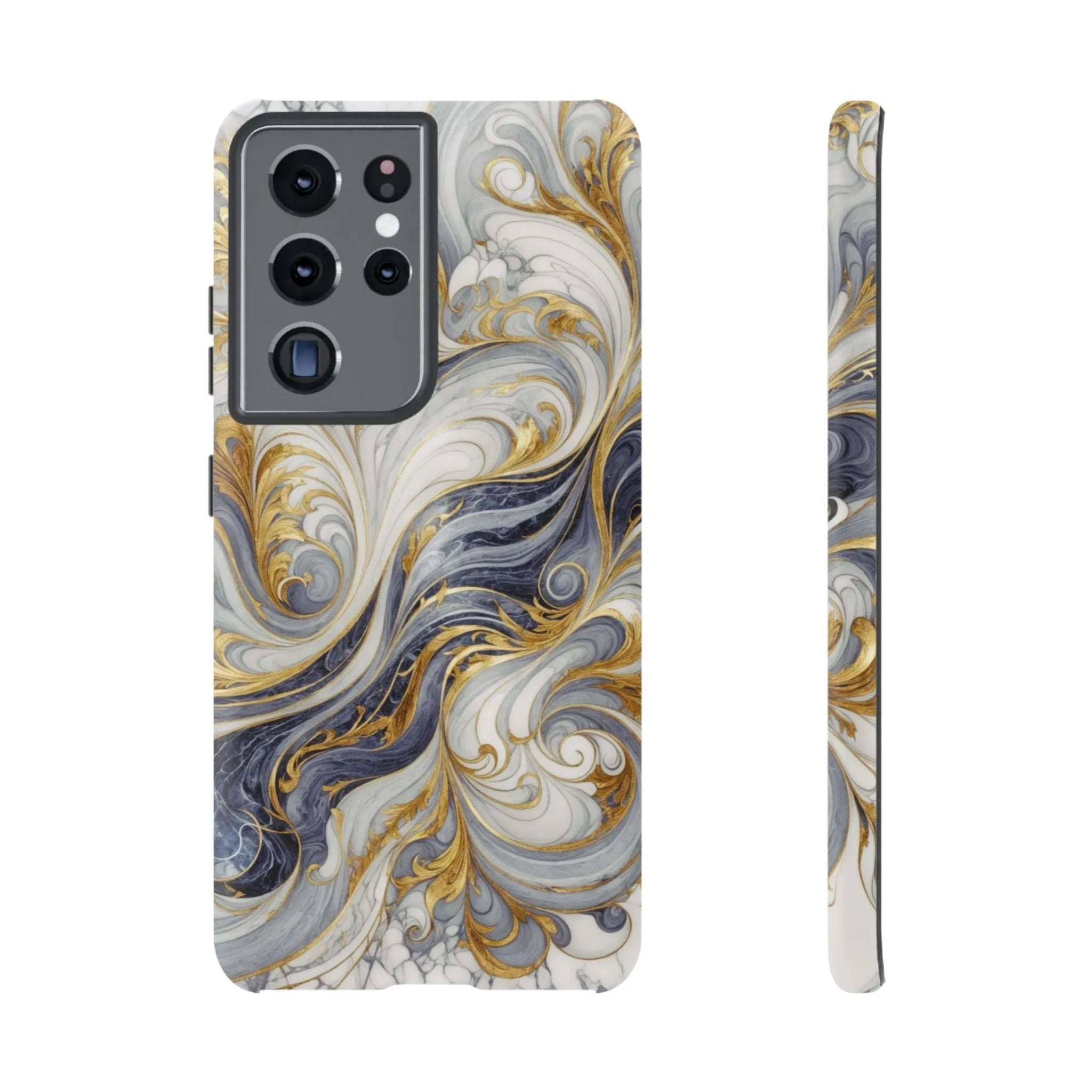 Because your phone needs to be classier than you: Introducing the Swirling Gold Marble Cell Phone Case