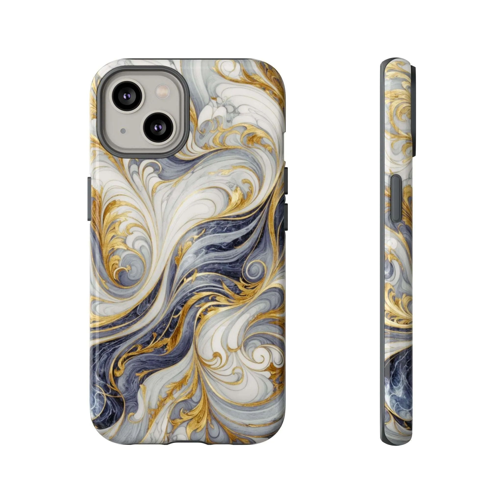 Because your phone needs to be classier than you: Introducing the Swirling Gold Marble Cell Phone Case