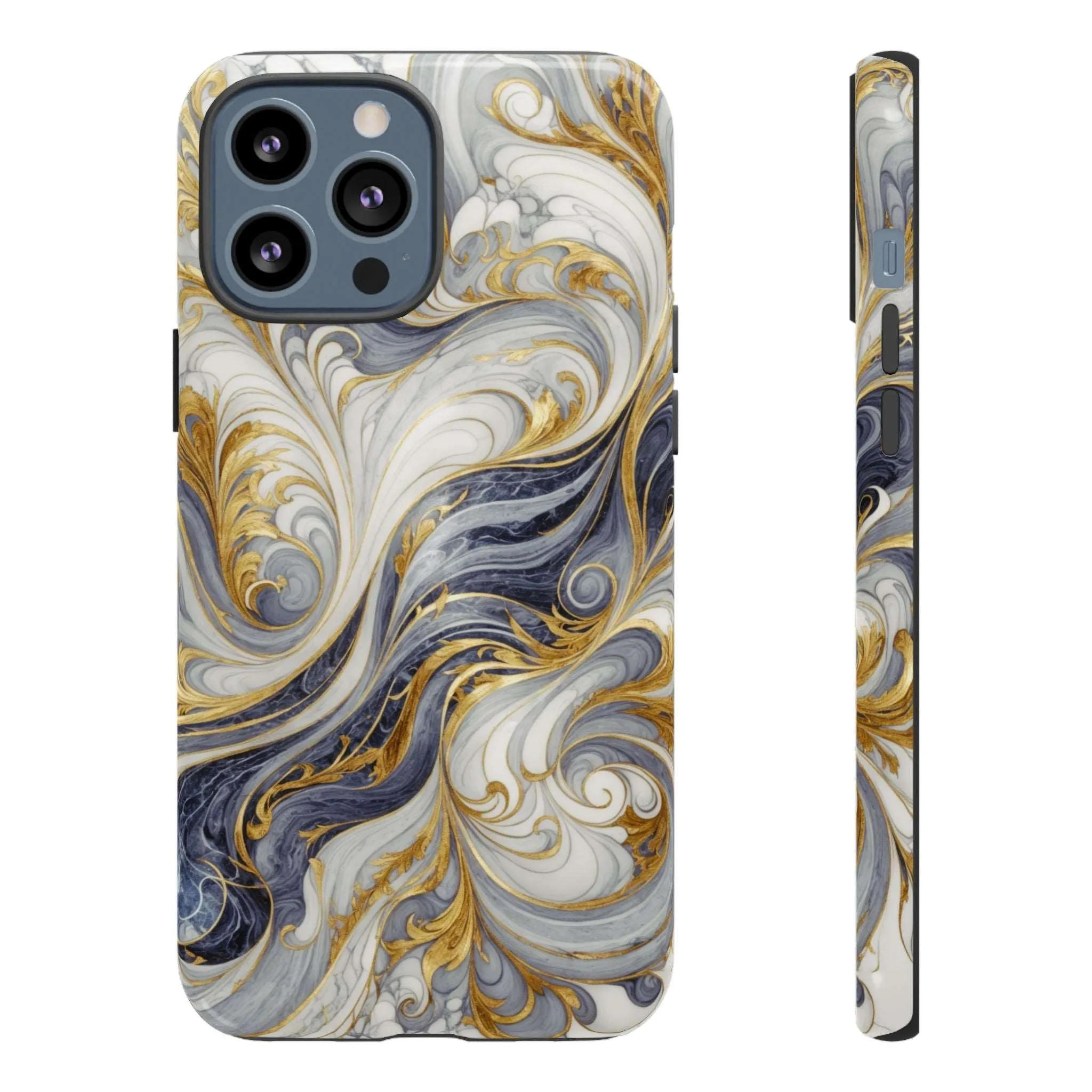 Because your phone needs to be classier than you: Introducing the Swirling Gold Marble Cell Phone Case