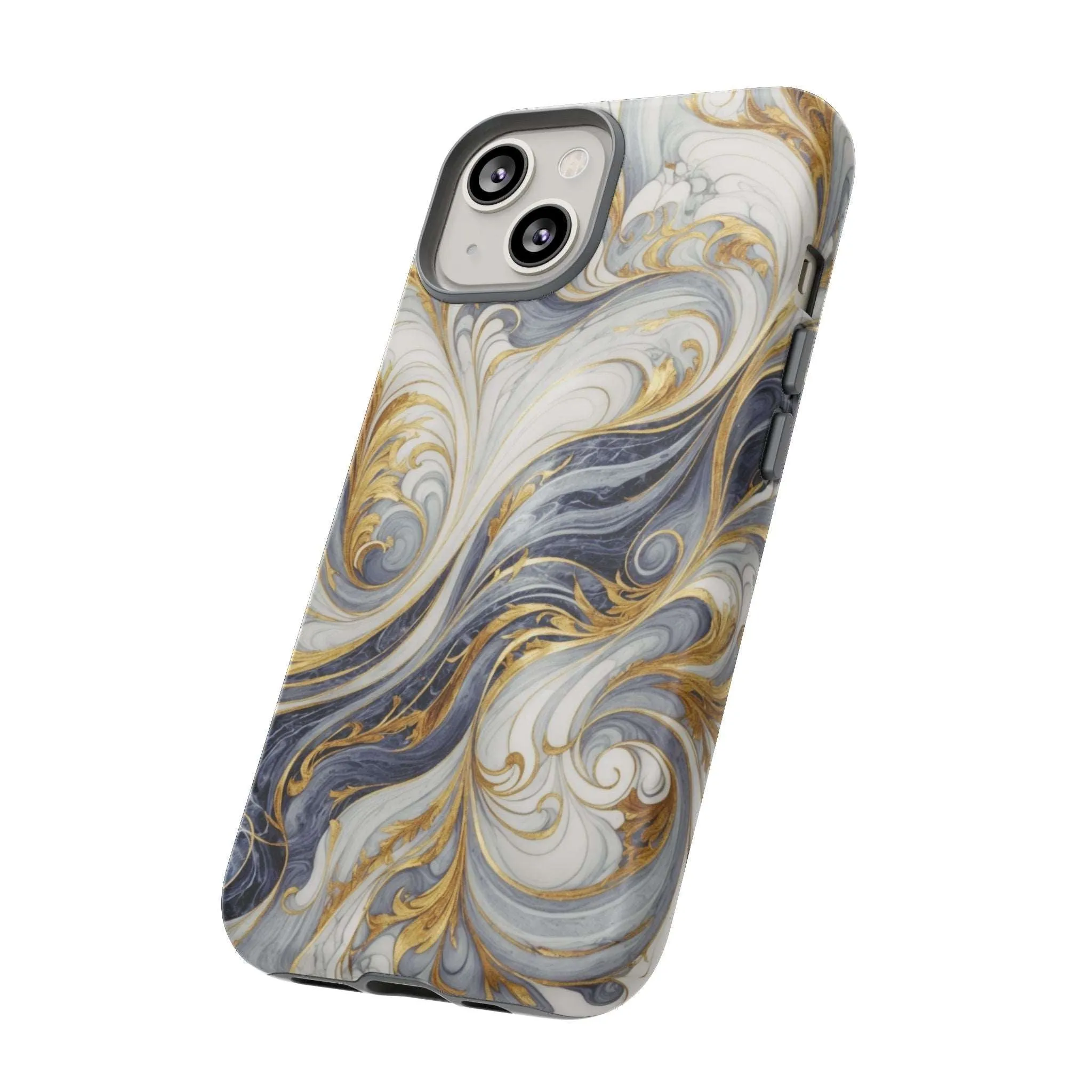 Because your phone needs to be classier than you: Introducing the Swirling Gold Marble Cell Phone Case