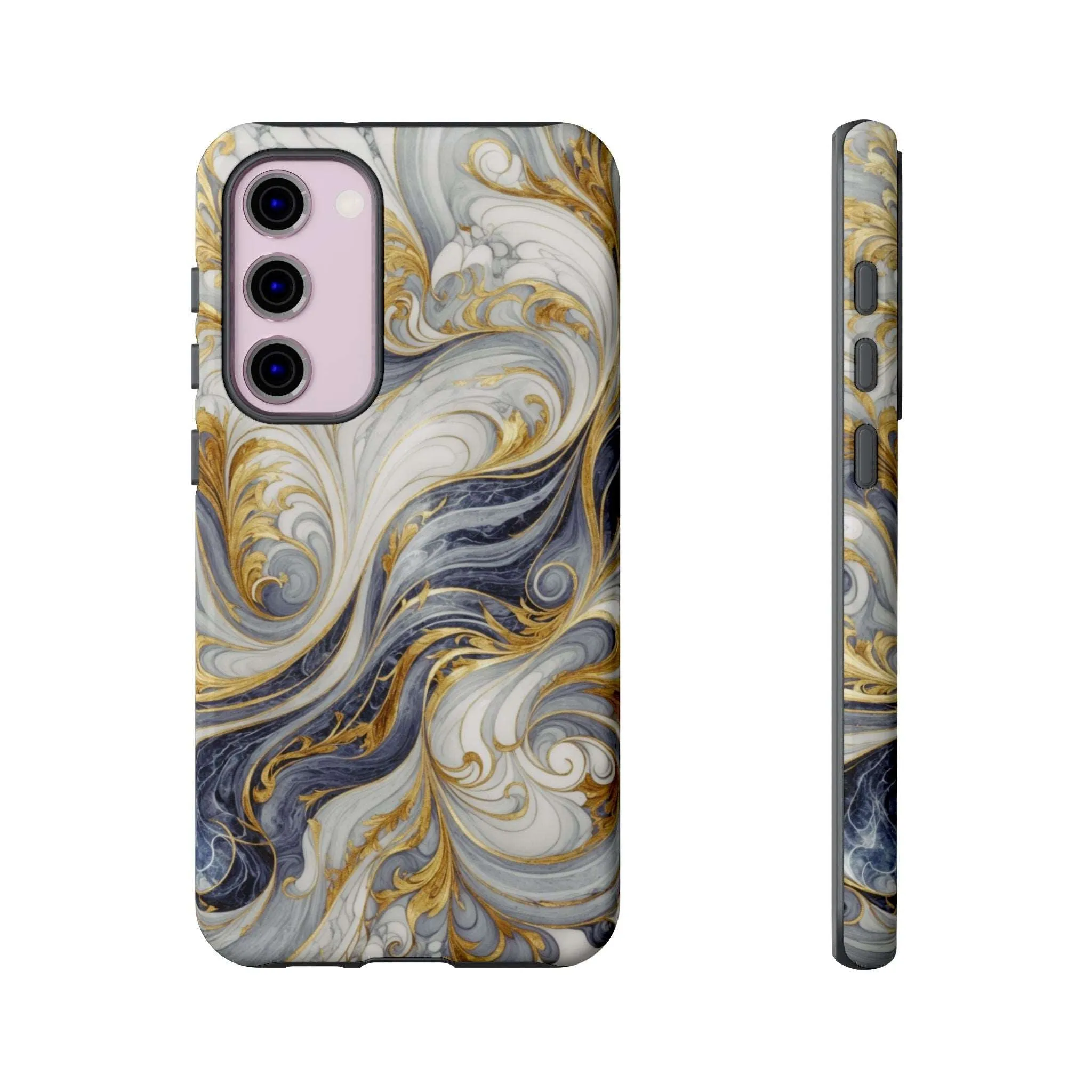 Because your phone needs to be classier than you: Introducing the Swirling Gold Marble Cell Phone Case