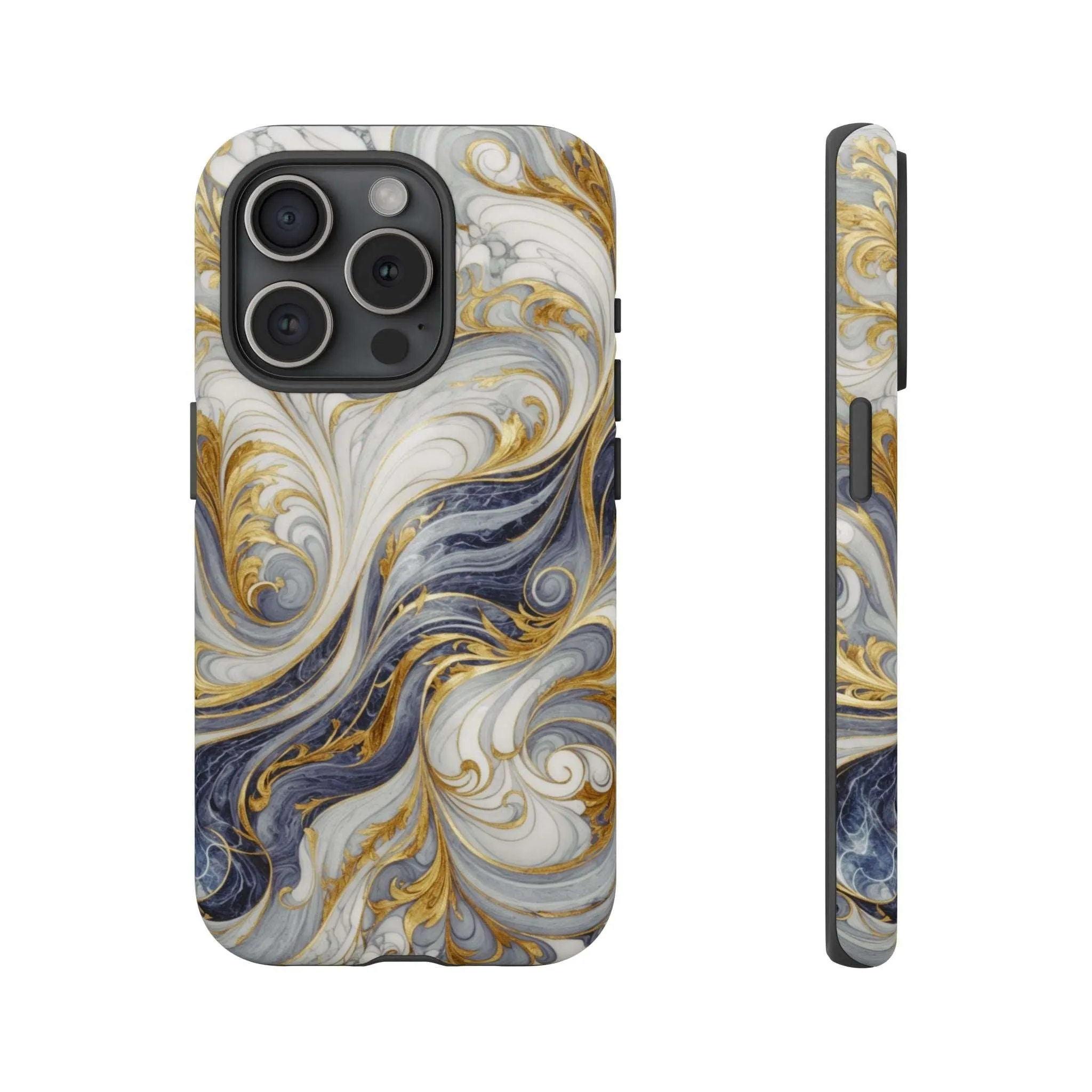 Because your phone needs to be classier than you: Introducing the Swirling Gold Marble Cell Phone Case