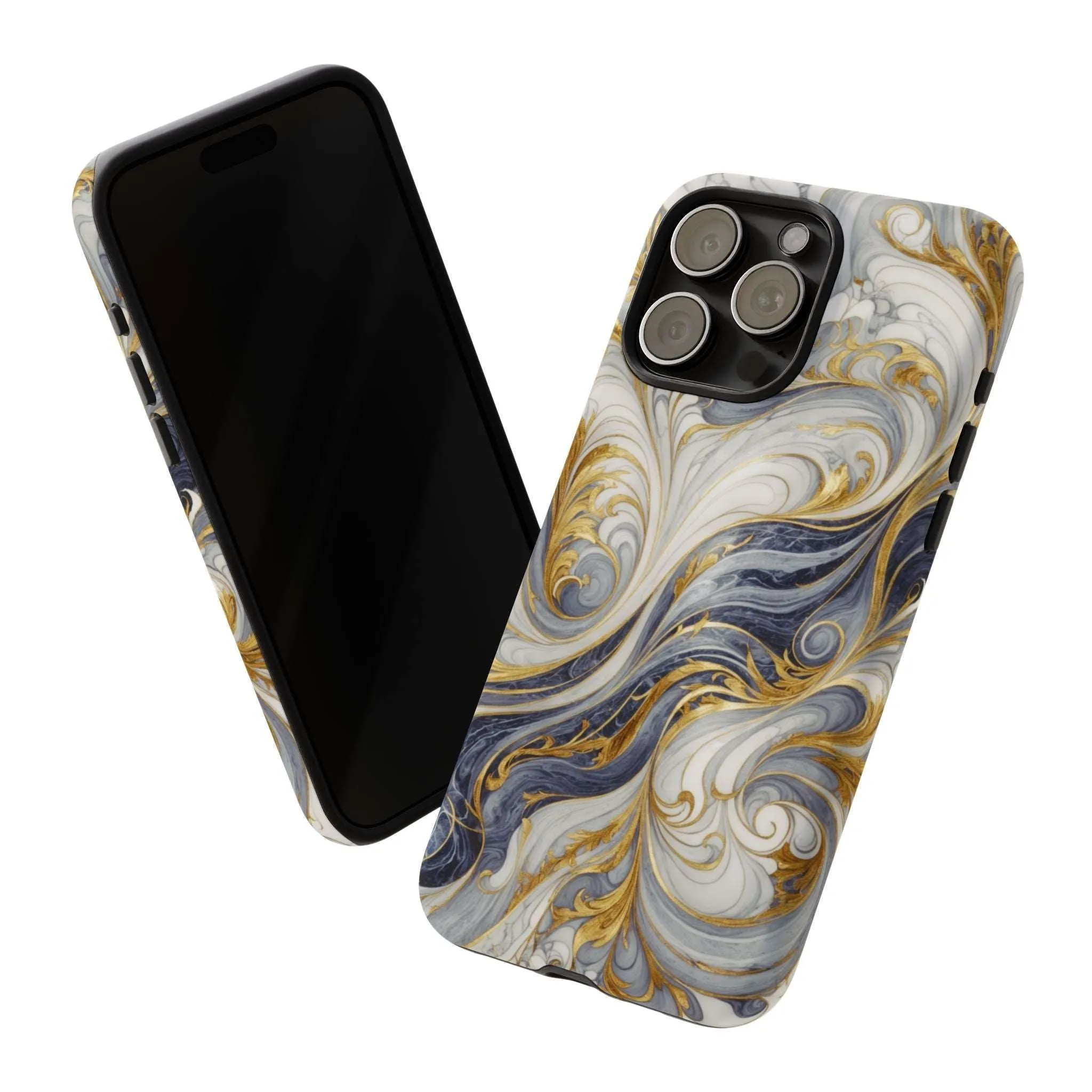 Because your phone needs to be classier than you: Introducing the Swirling Gold Marble Cell Phone Case