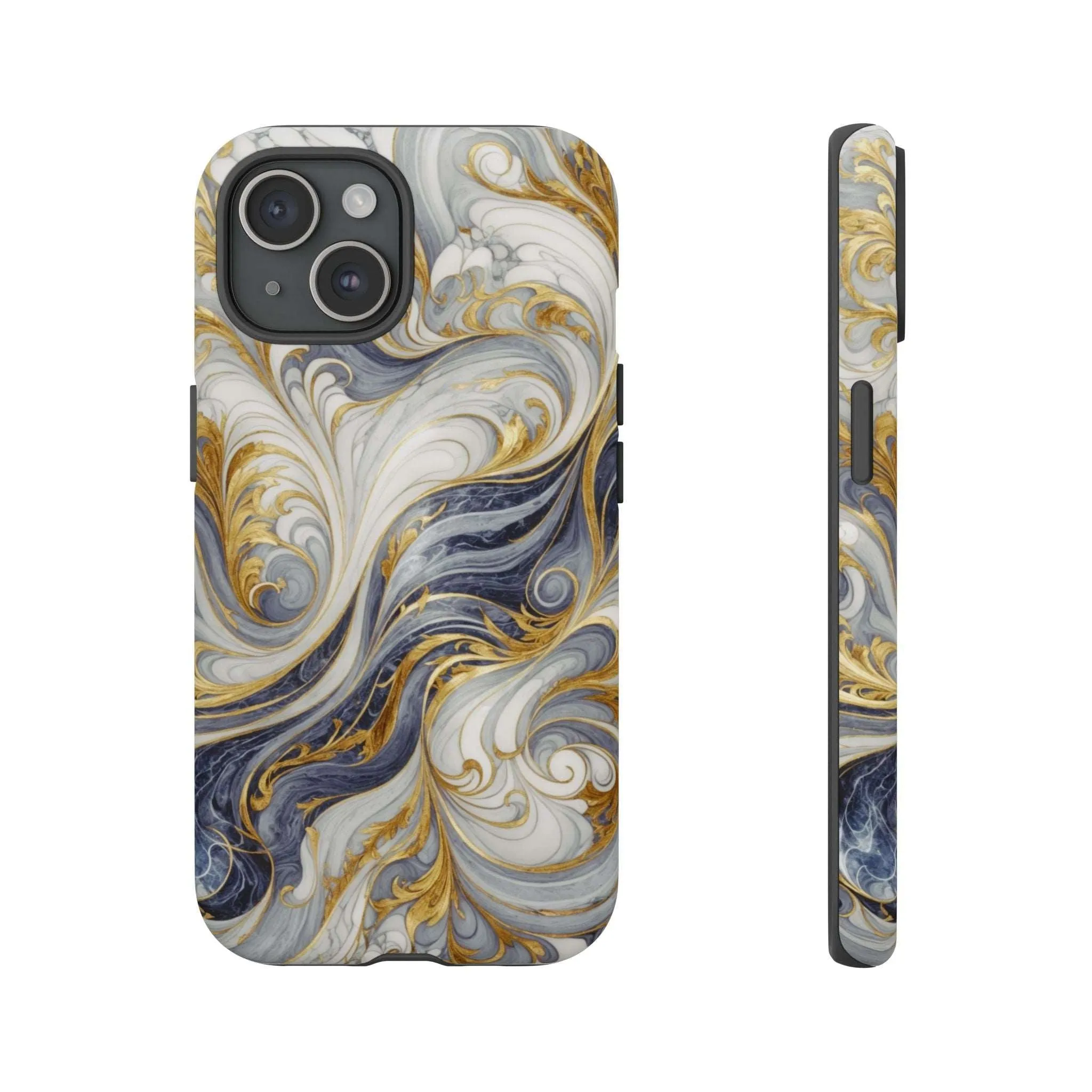 Because your phone needs to be classier than you: Introducing the Swirling Gold Marble Cell Phone Case