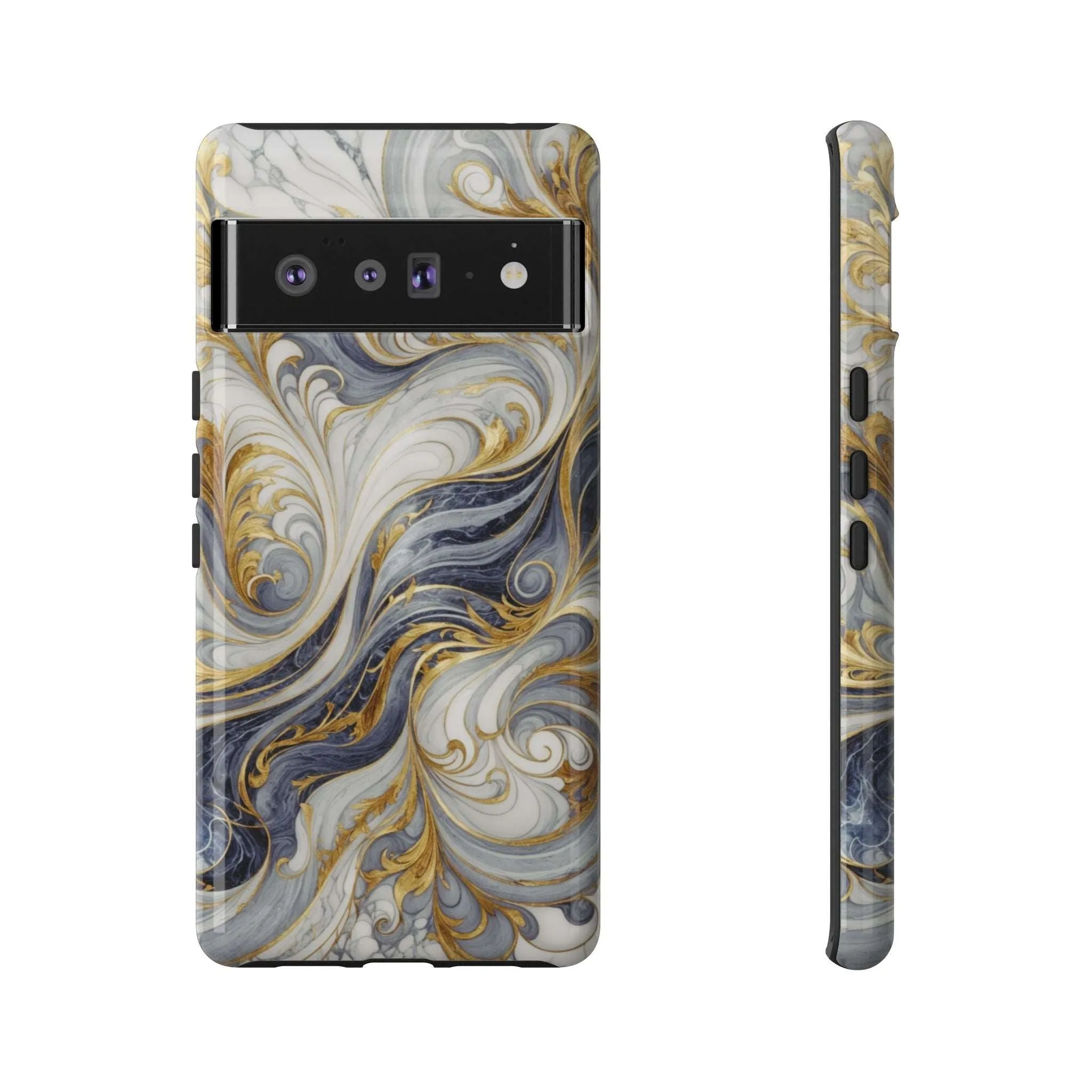 Because your phone needs to be classier than you: Introducing the Swirling Gold Marble Cell Phone Case