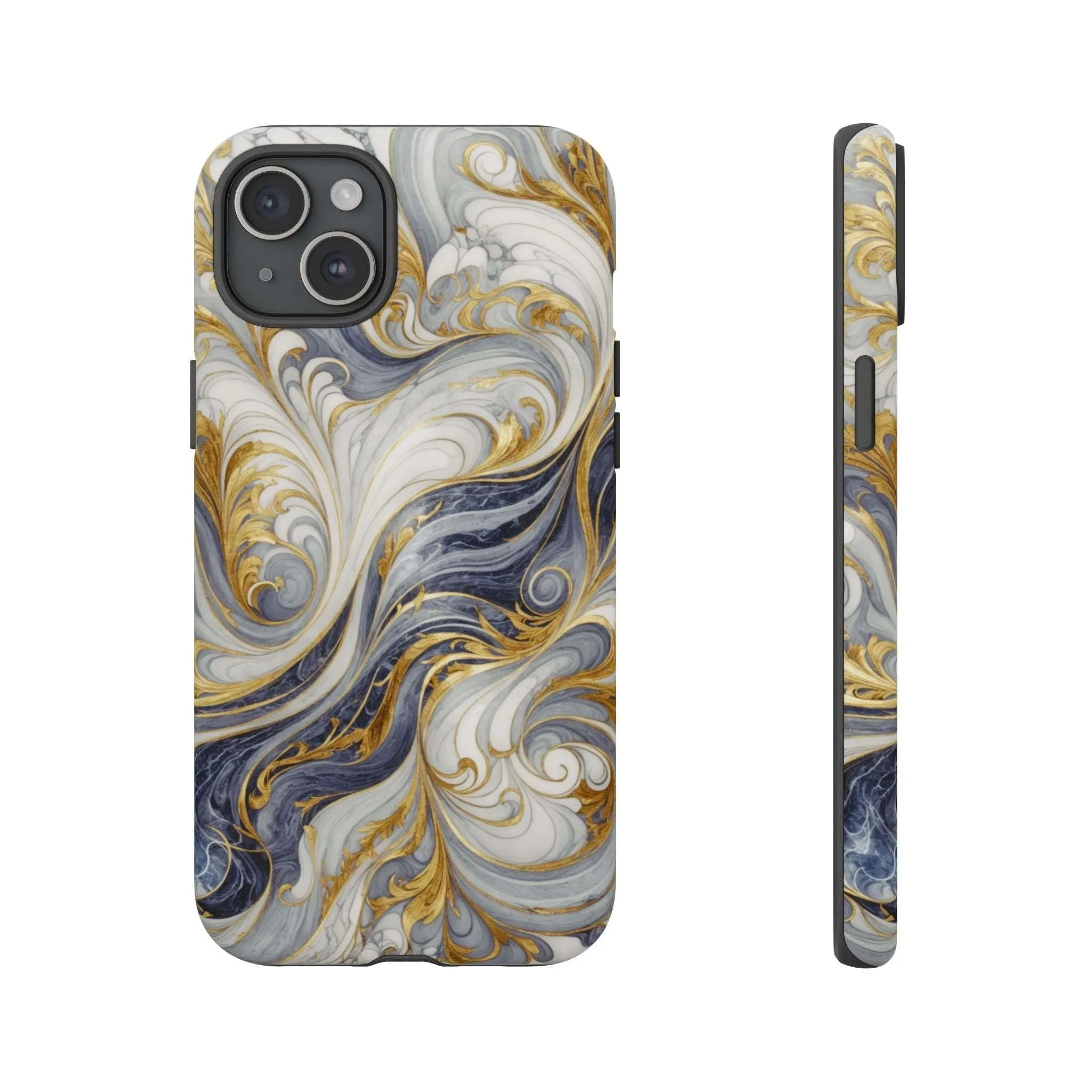 Because your phone needs to be classier than you: Introducing the Swirling Gold Marble Cell Phone Case