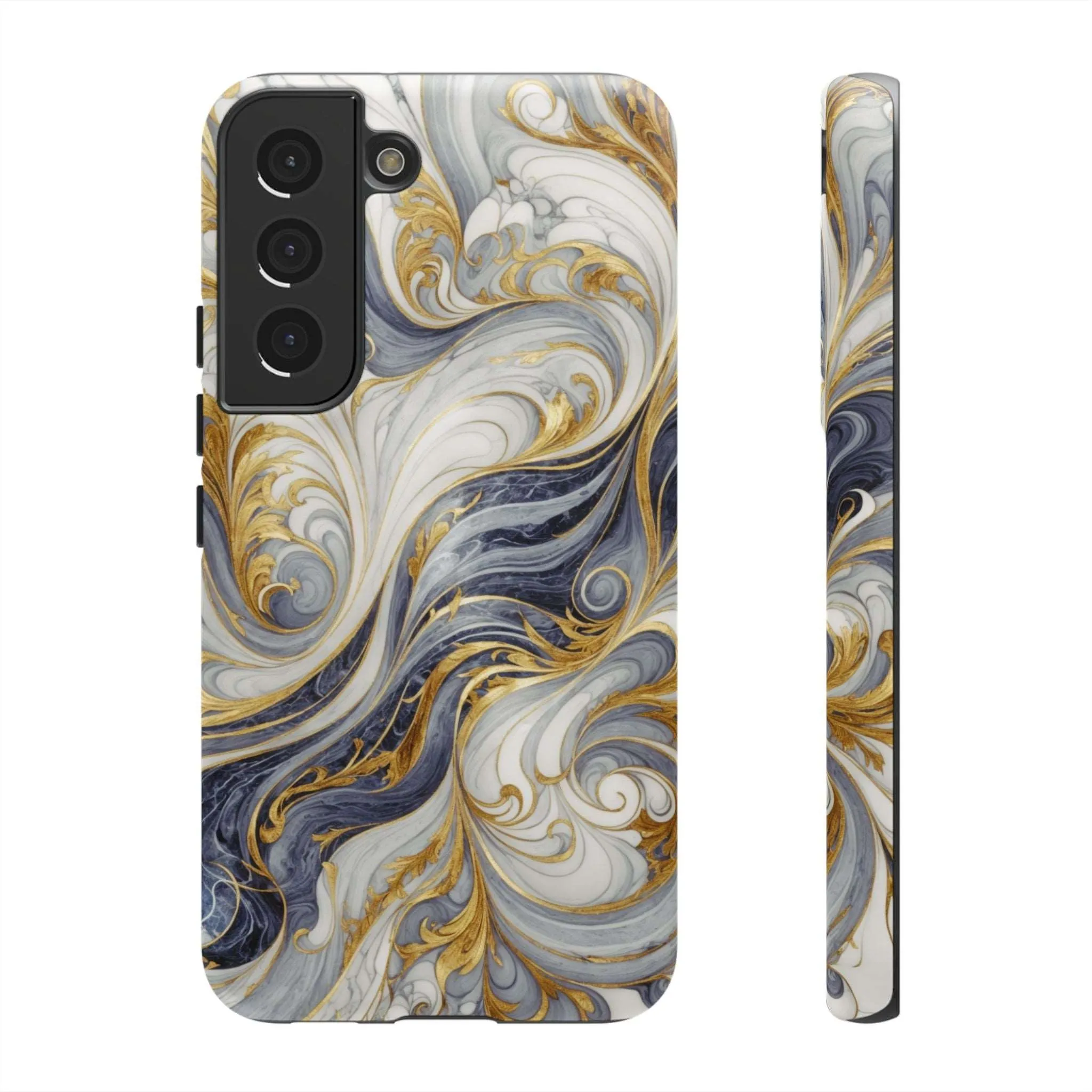 Because your phone needs to be classier than you: Introducing the Swirling Gold Marble Cell Phone Case