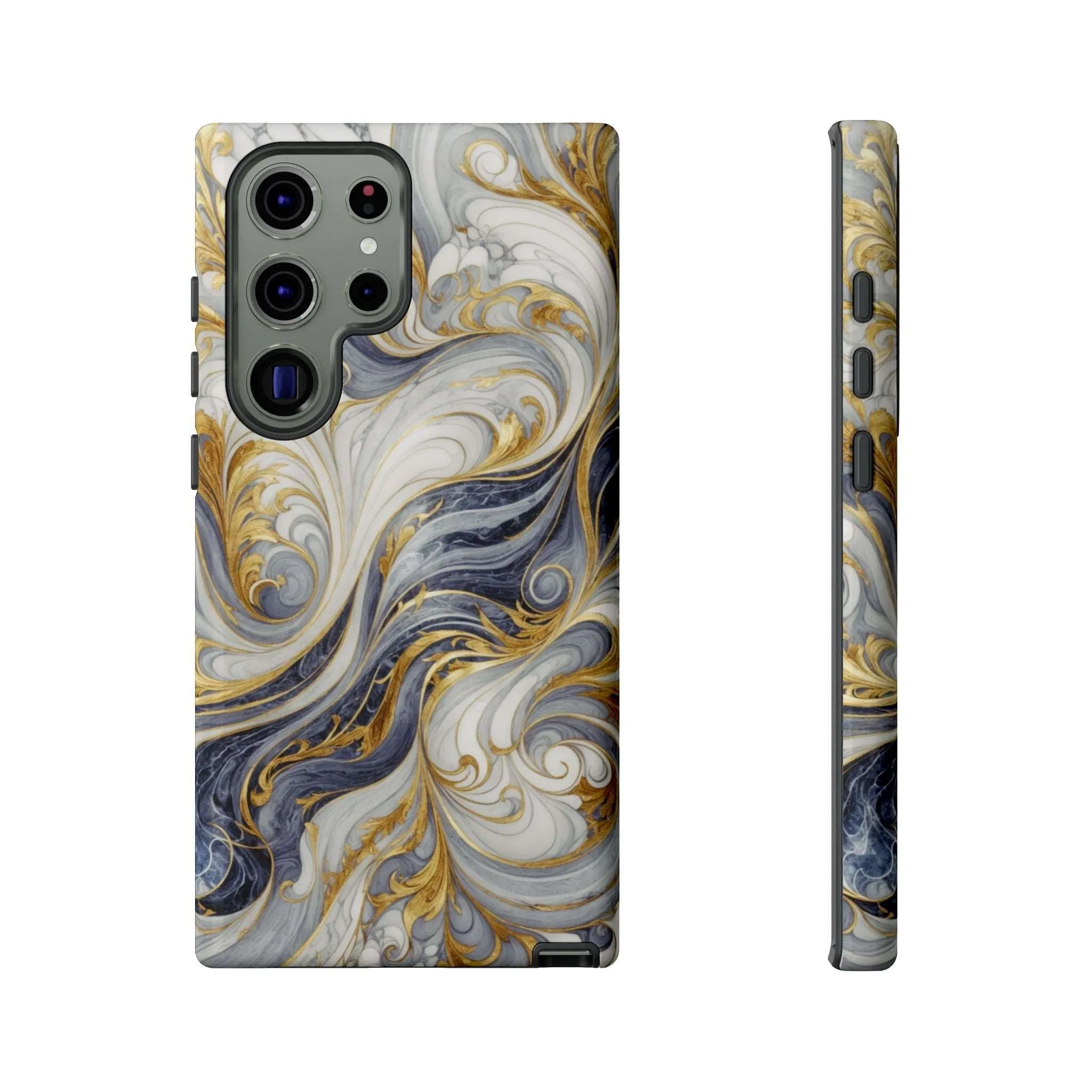 Because your phone needs to be classier than you: Introducing the Swirling Gold Marble Cell Phone Case