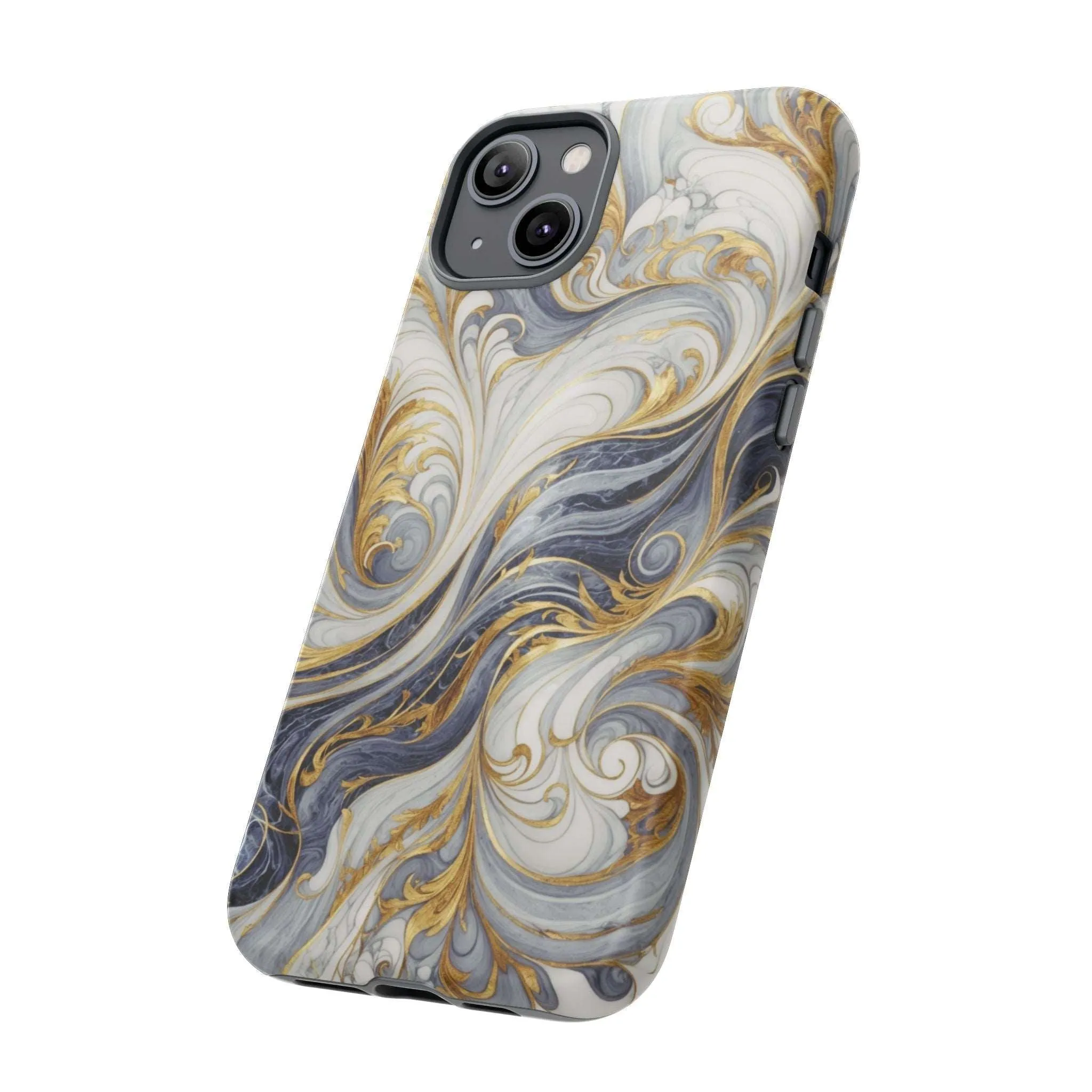 Because your phone needs to be classier than you: Introducing the Swirling Gold Marble Cell Phone Case