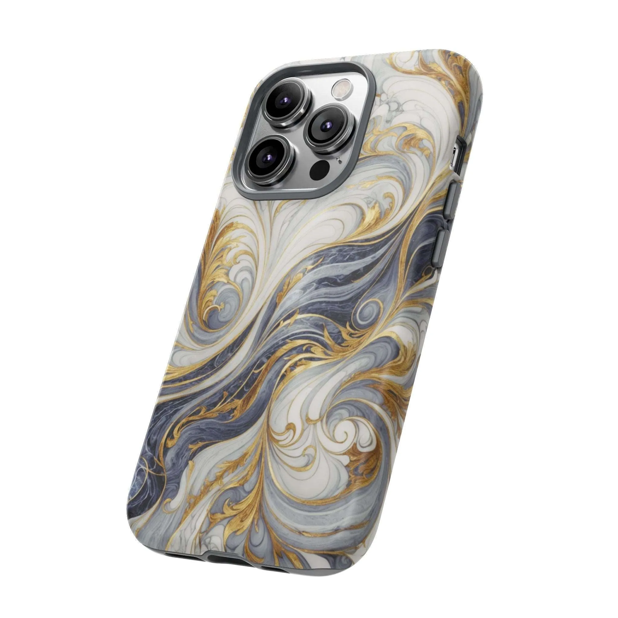 Because your phone needs to be classier than you: Introducing the Swirling Gold Marble Cell Phone Case