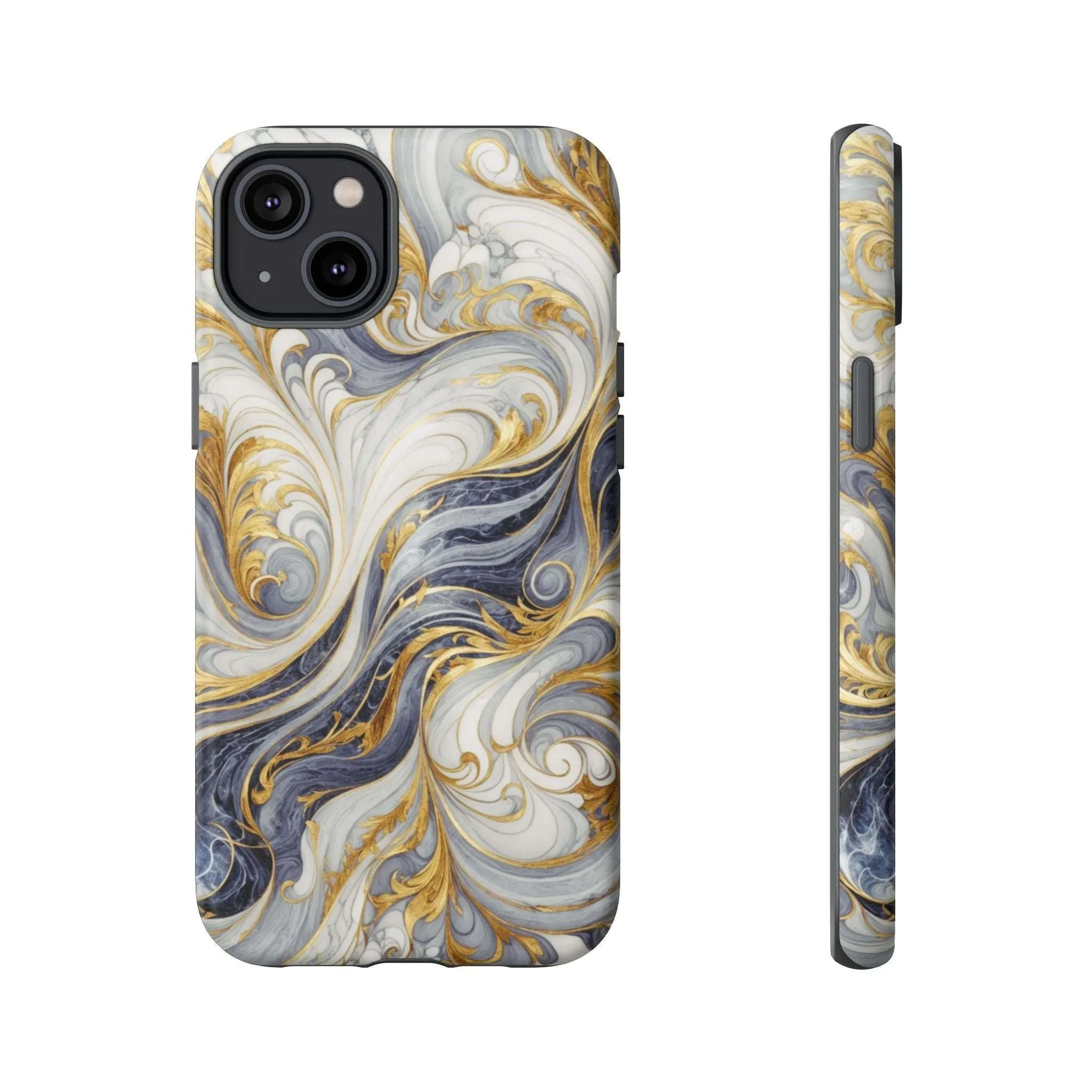 Because your phone needs to be classier than you: Introducing the Swirling Gold Marble Cell Phone Case