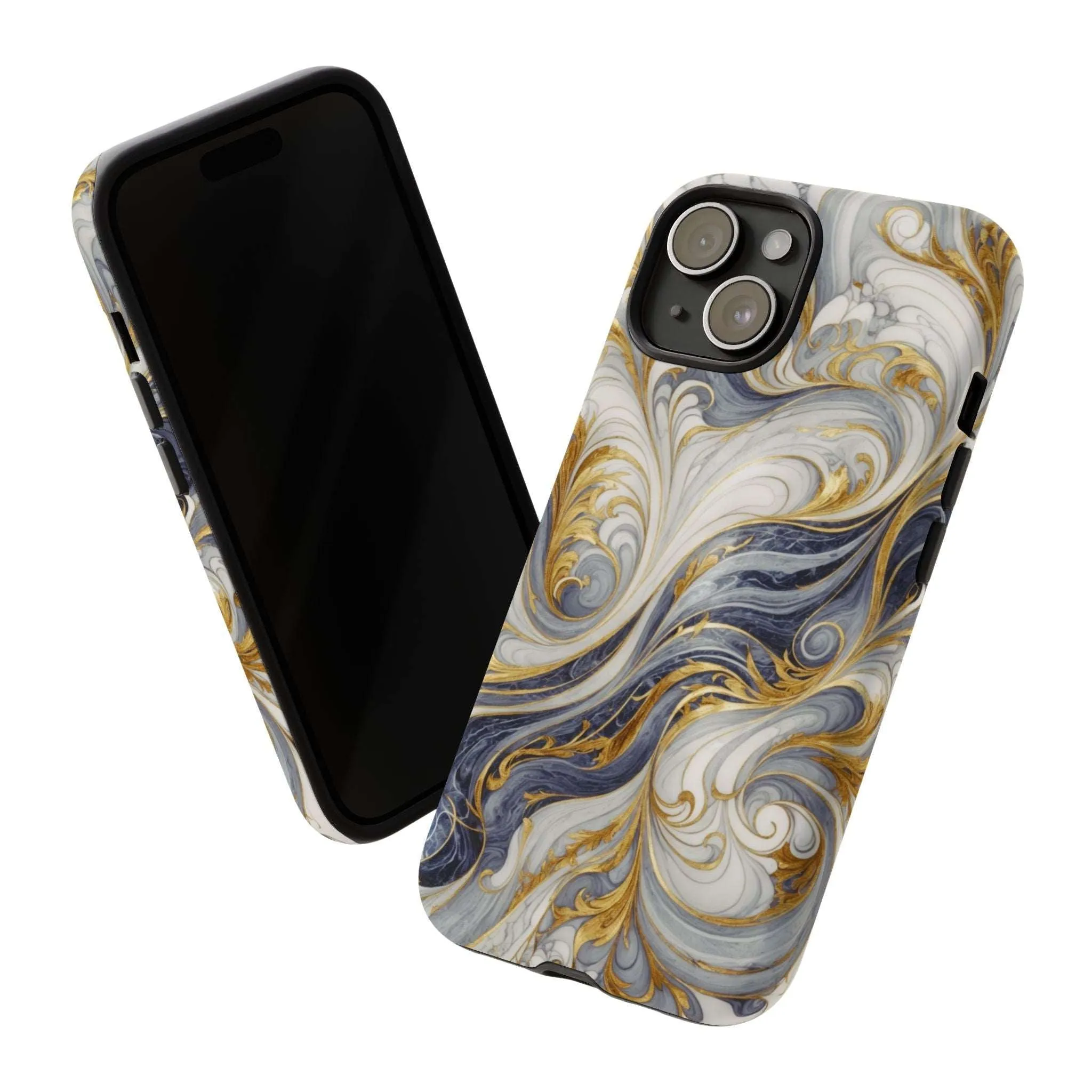 Because your phone needs to be classier than you: Introducing the Swirling Gold Marble Cell Phone Case