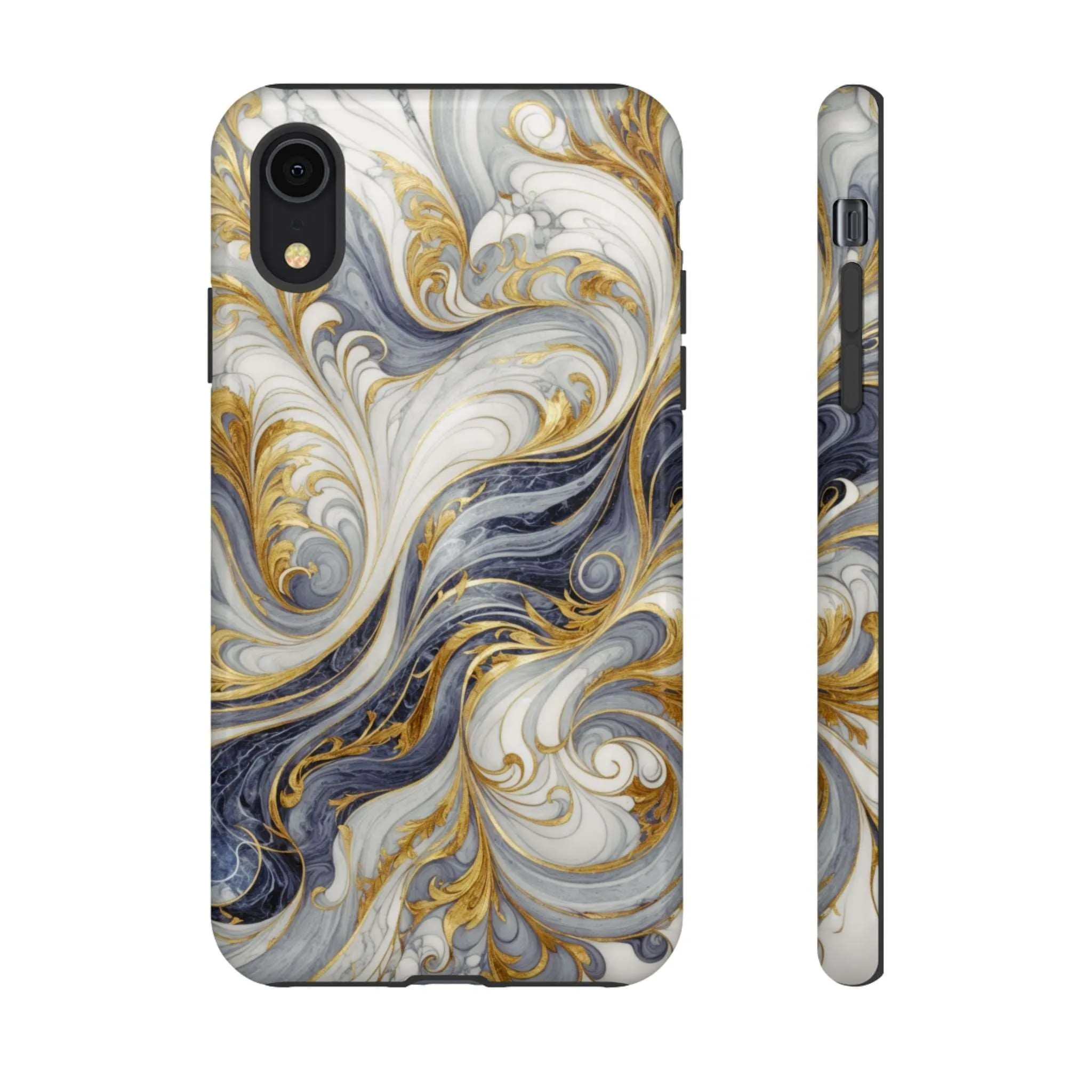 Because your phone needs to be classier than you: Introducing the Swirling Gold Marble Cell Phone Case