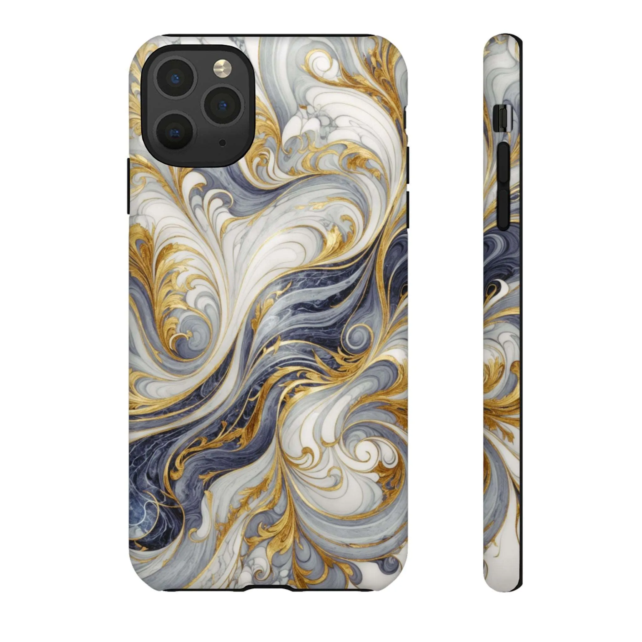 Because your phone needs to be classier than you: Introducing the Swirling Gold Marble Cell Phone Case