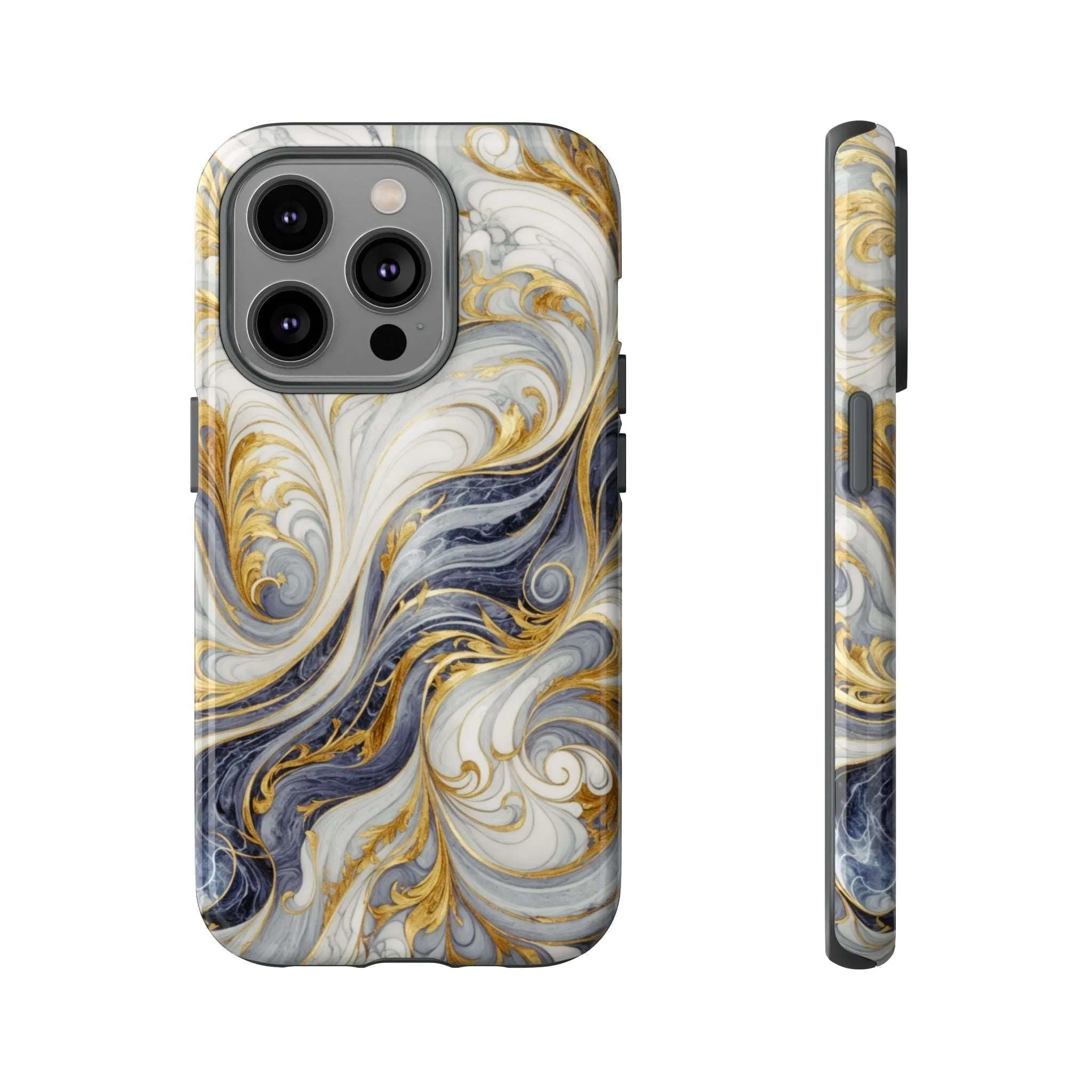 Because your phone needs to be classier than you: Introducing the Swirling Gold Marble Cell Phone Case