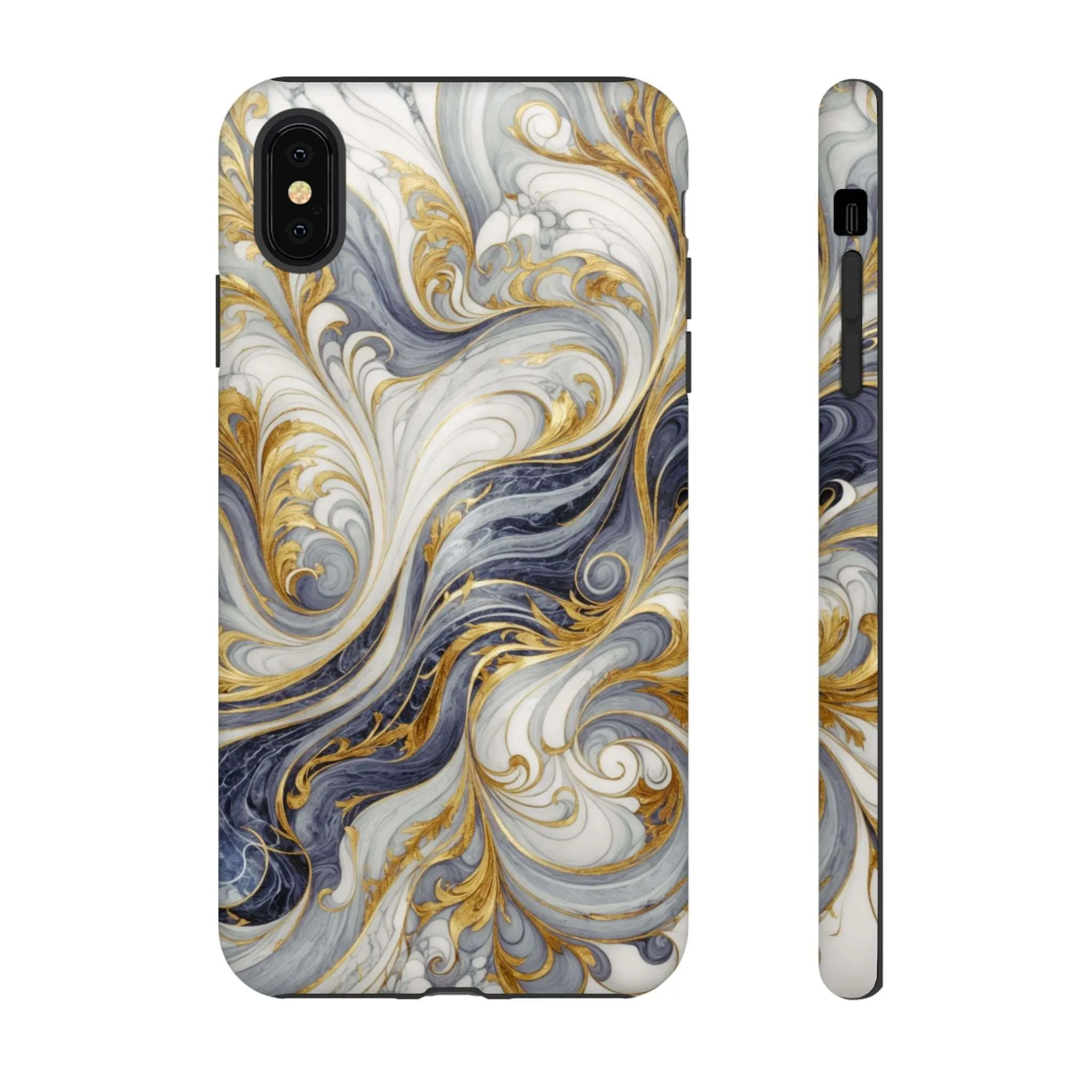 Because your phone needs to be classier than you: Introducing the Swirling Gold Marble Cell Phone Case