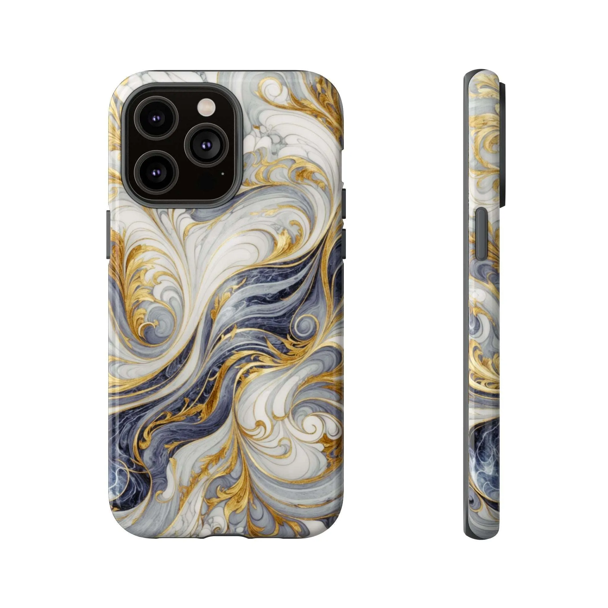 Because your phone needs to be classier than you: Introducing the Swirling Gold Marble Cell Phone Case