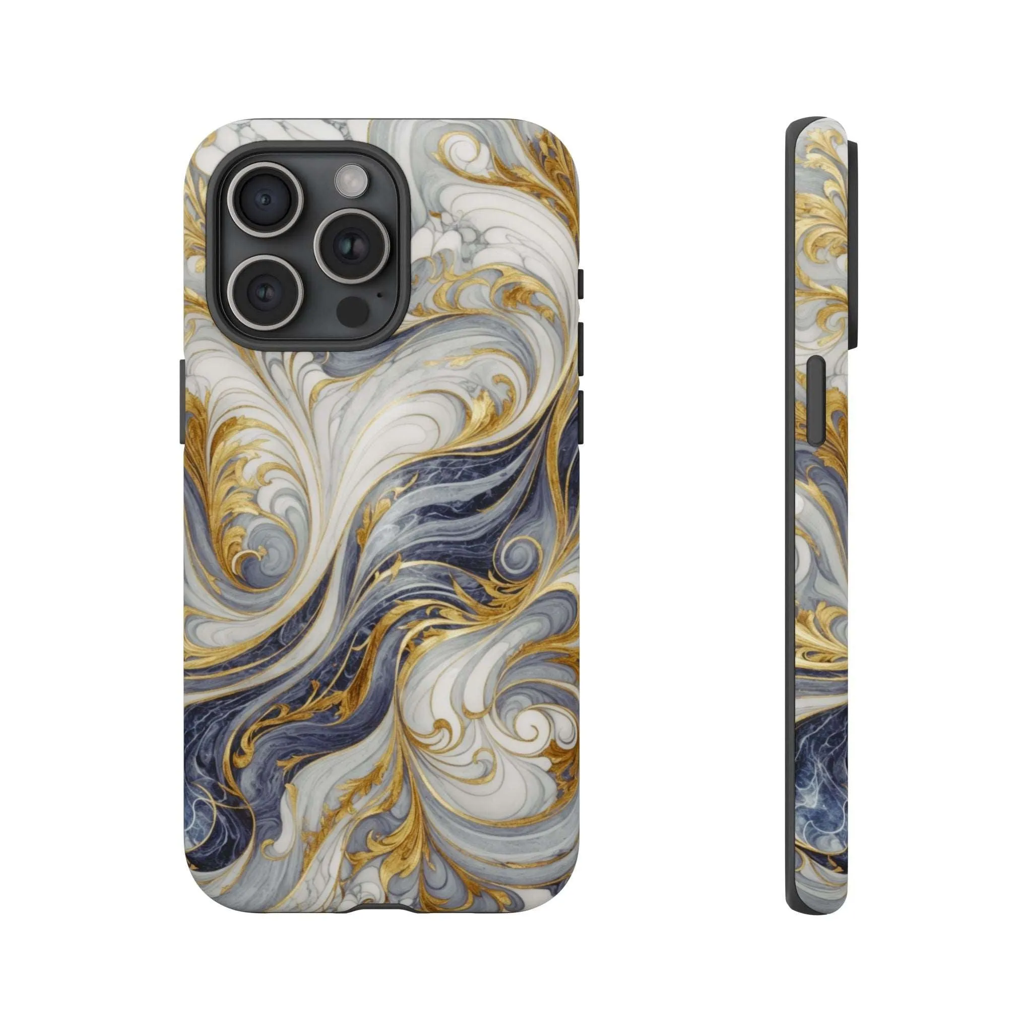 Because your phone needs to be classier than you: Introducing the Swirling Gold Marble Cell Phone Case