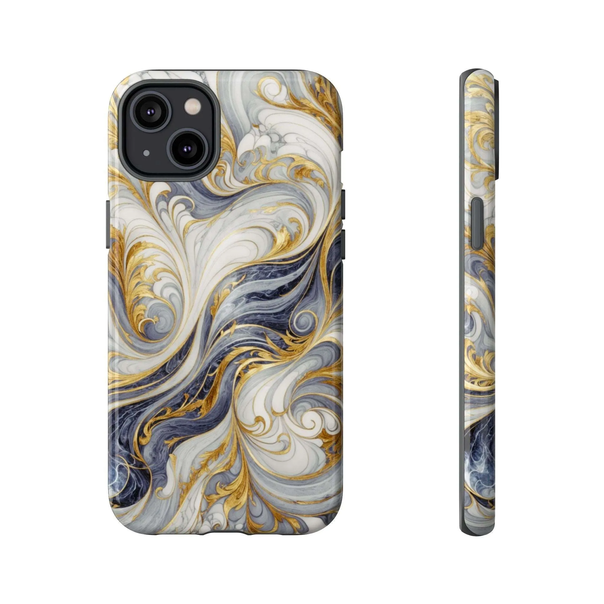 Because your phone needs to be classier than you: Introducing the Swirling Gold Marble Cell Phone Case