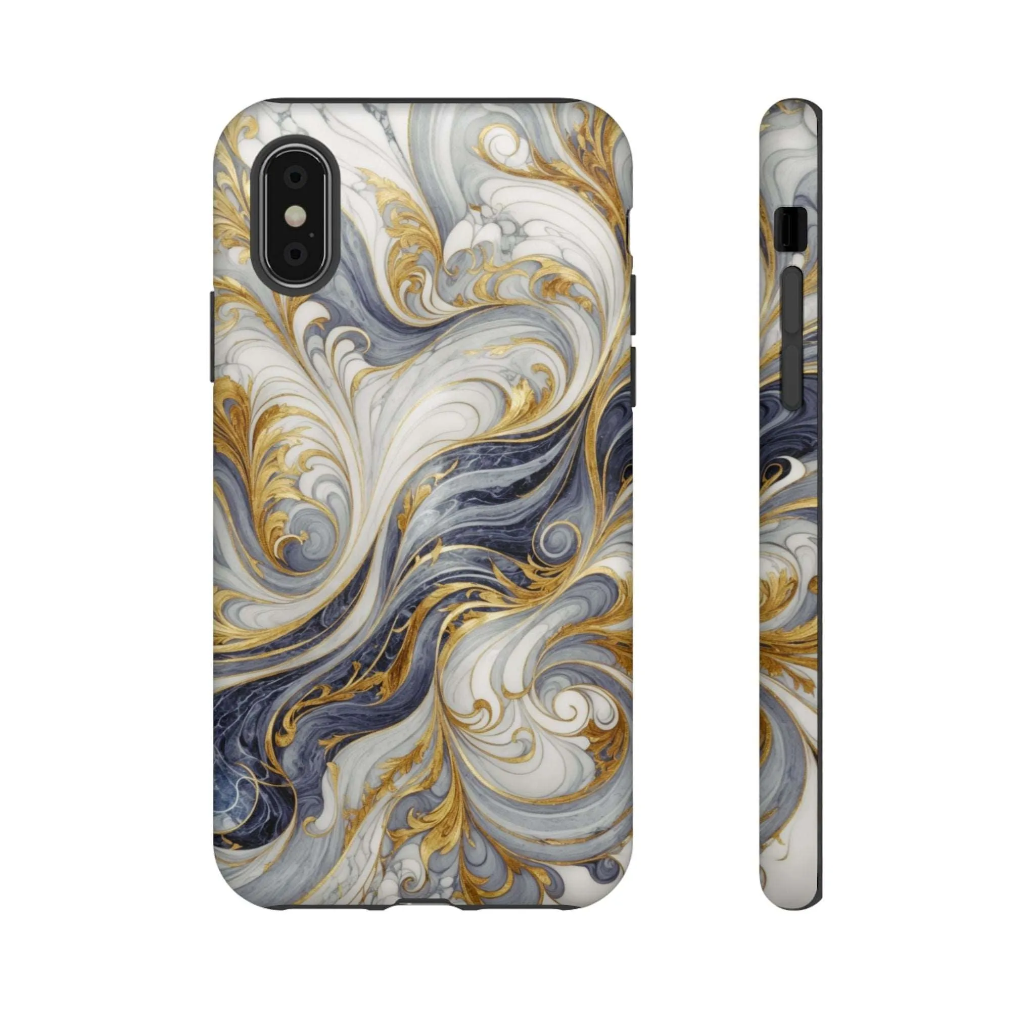 Because your phone needs to be classier than you: Introducing the Swirling Gold Marble Cell Phone Case