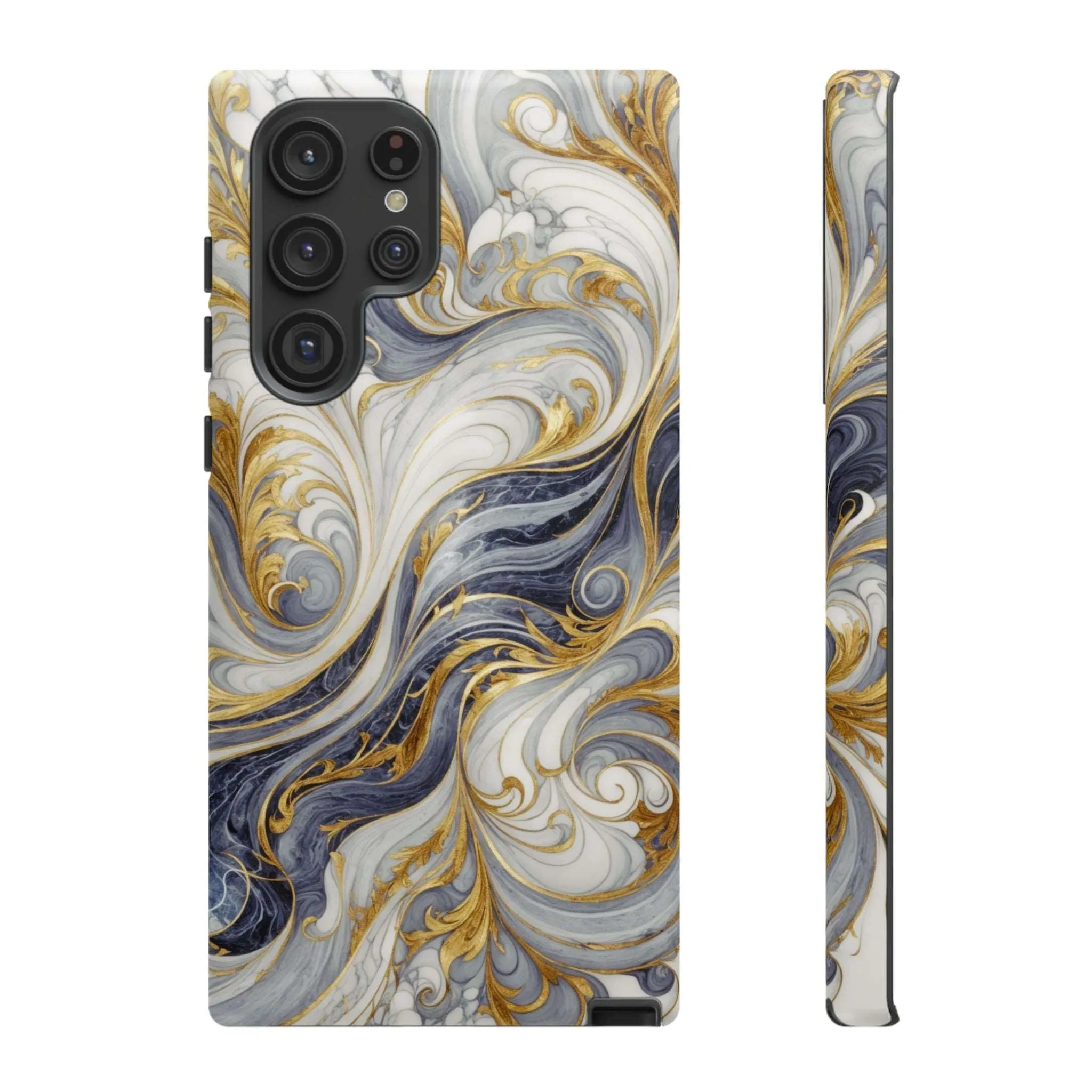 Because your phone needs to be classier than you: Introducing the Swirling Gold Marble Cell Phone Case